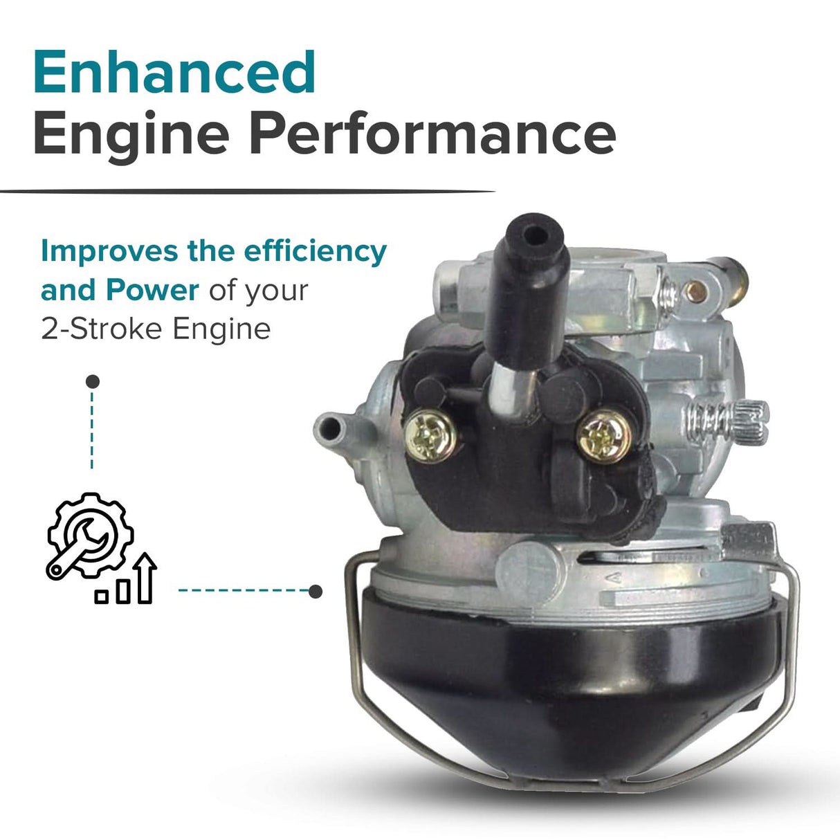 High Performance Carburetor for 48cc - 80cc 2-Stroke Bicycle Engine Kits