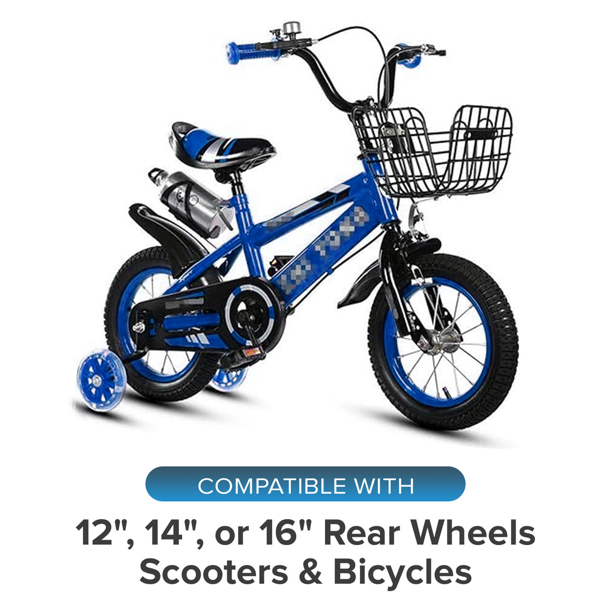 Training Wheels with Brackets & Hardware (Set of 2)