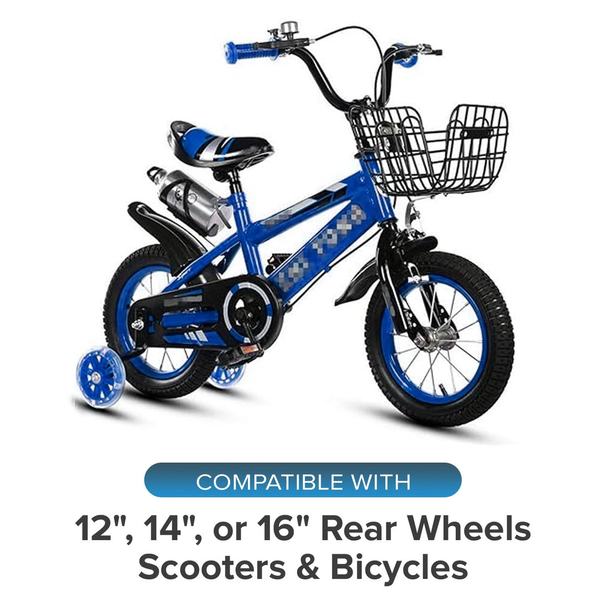 Training Wheels with Brackets & Hardware (Set of 2)