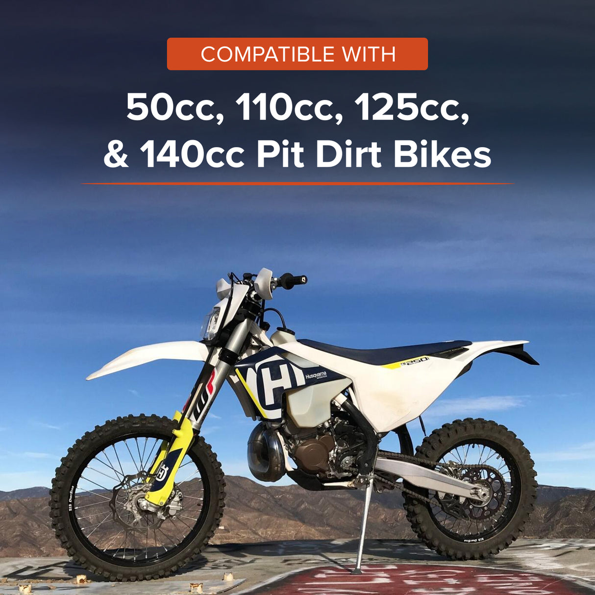 #420 Chain - 15 Tooth Front Sprocket for 50cc, 110cc, 125cc, & 140cc Pit Dirt Bikes & ATVs with 20 mm Shaft