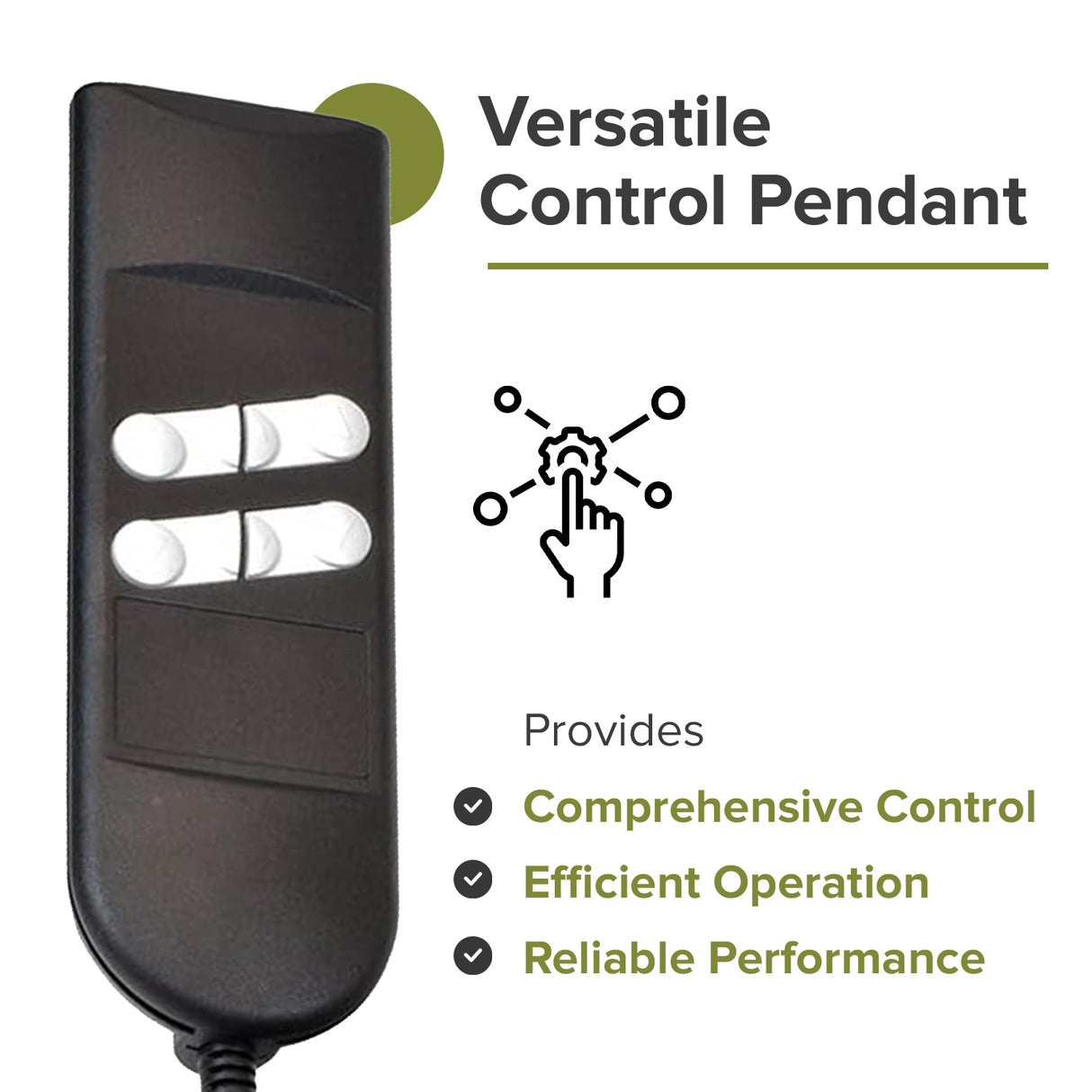 OKIN 6-Button Hand Control for Lift Chairs (1.11-046.30)