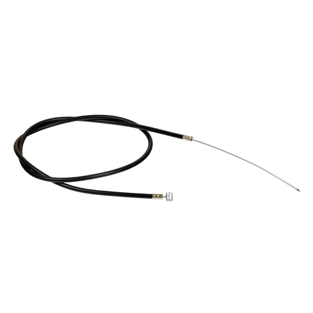 34 Scooter Brake Cable featuring a black cable with a silver tip, designed for Razor PowerWing DLX and compatible scooters. Ideal for replacing or upgrading existing brake cables.