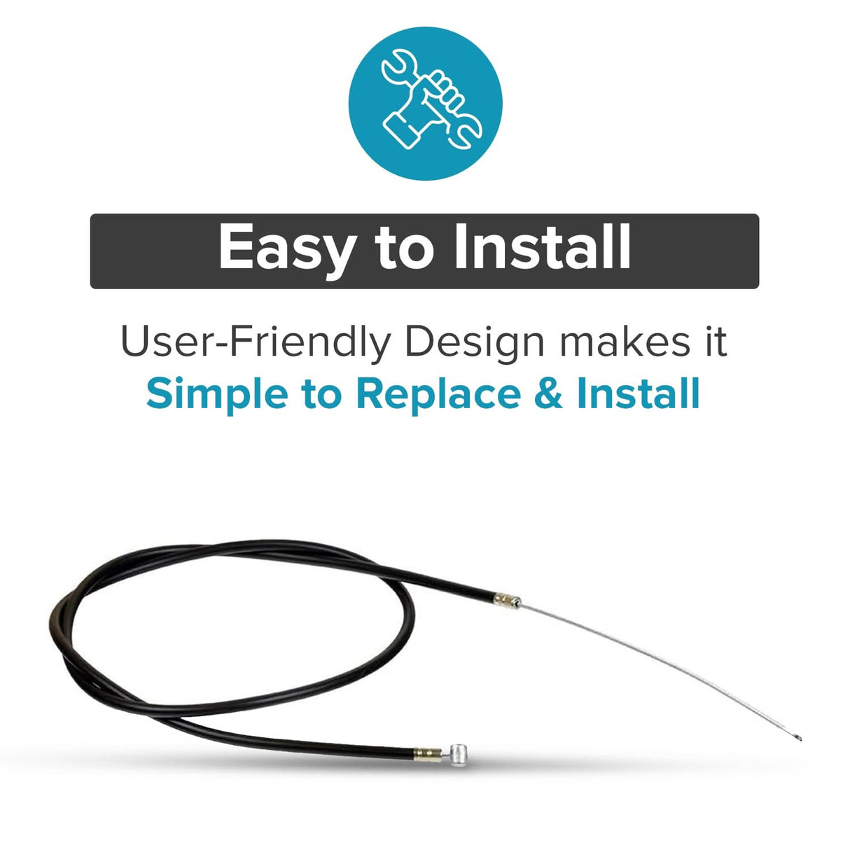 34" Scooter Brake Cable