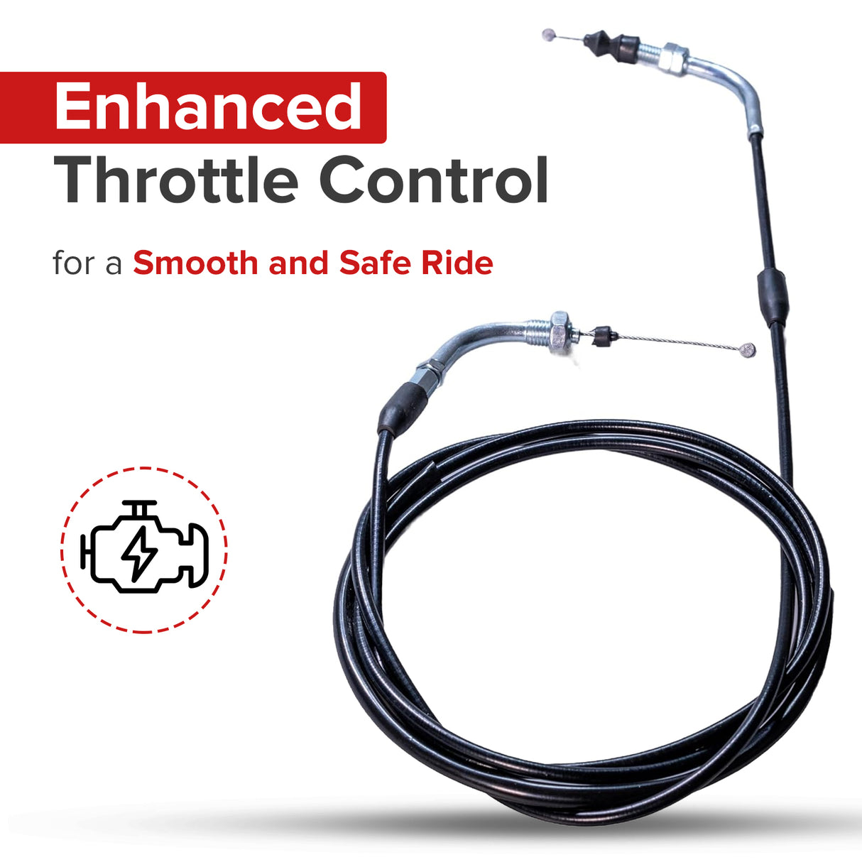 80" Throttle Cable for 50cc, 125cc, & 150cc Scooters