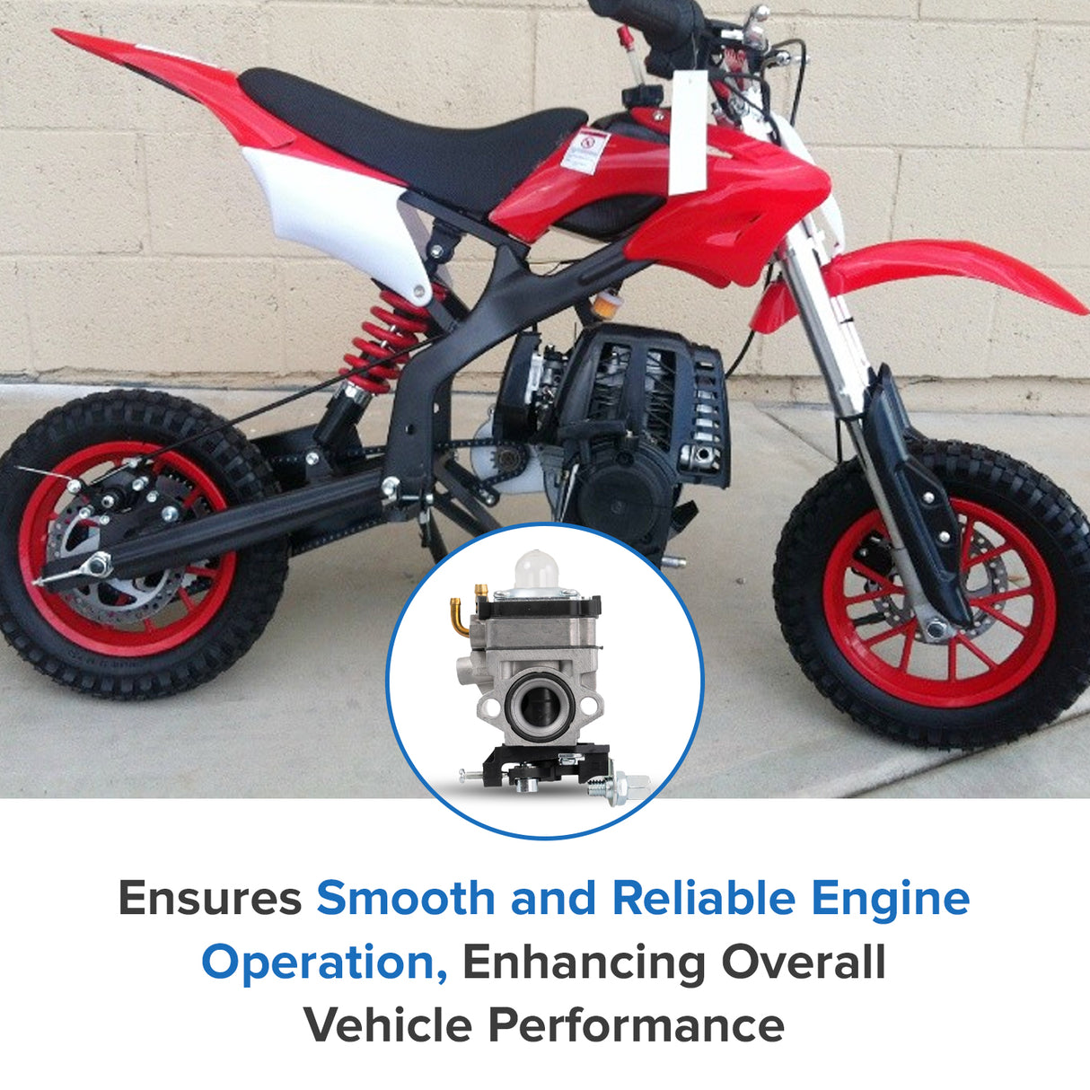 Carburetor for the Fit Right DB003 40cc 4-Stroke Mini Bike