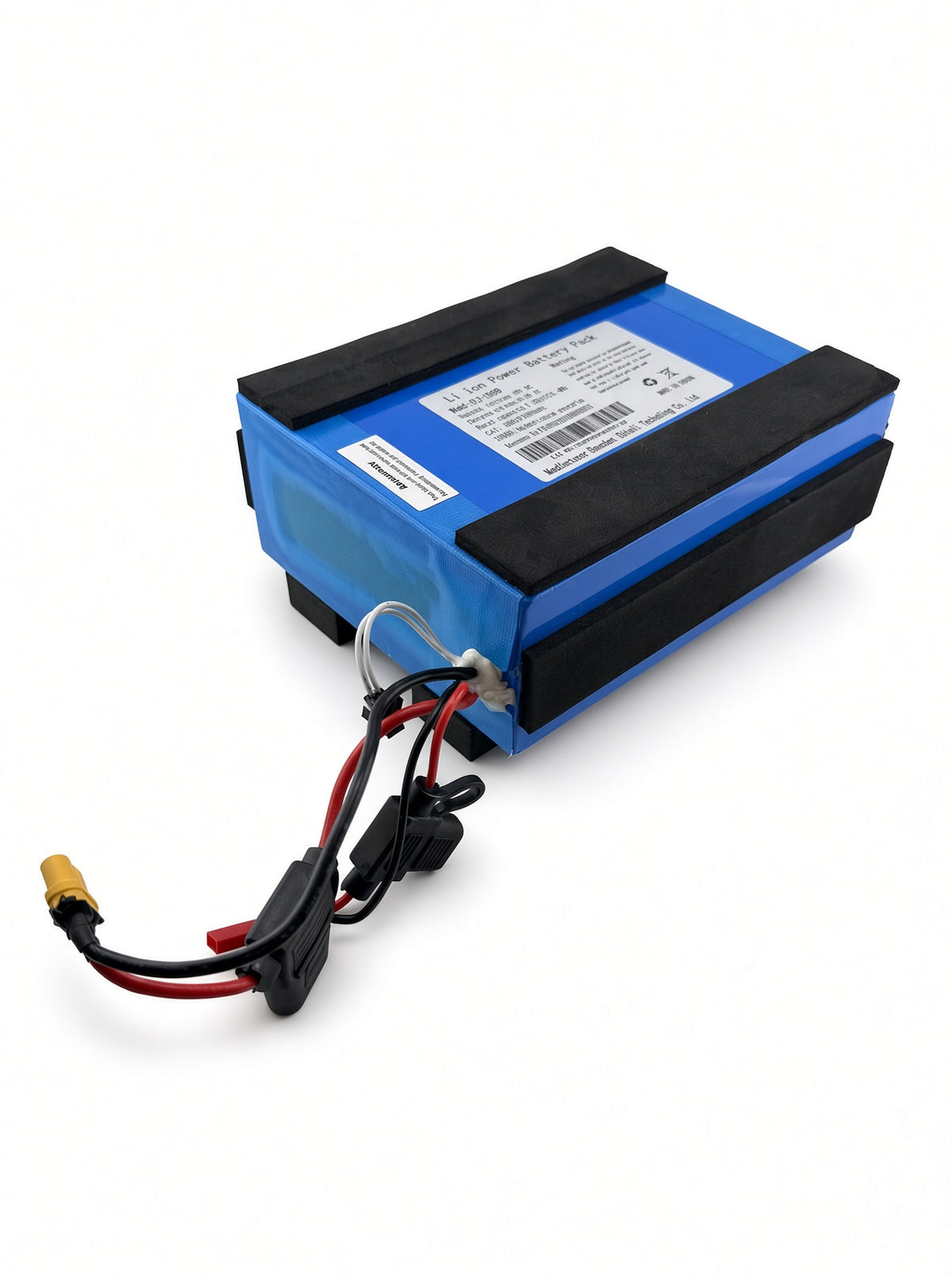48 Volt 7.8 Ah Li-Ion Battery for the Caroma P1 with wiring harness connectors.