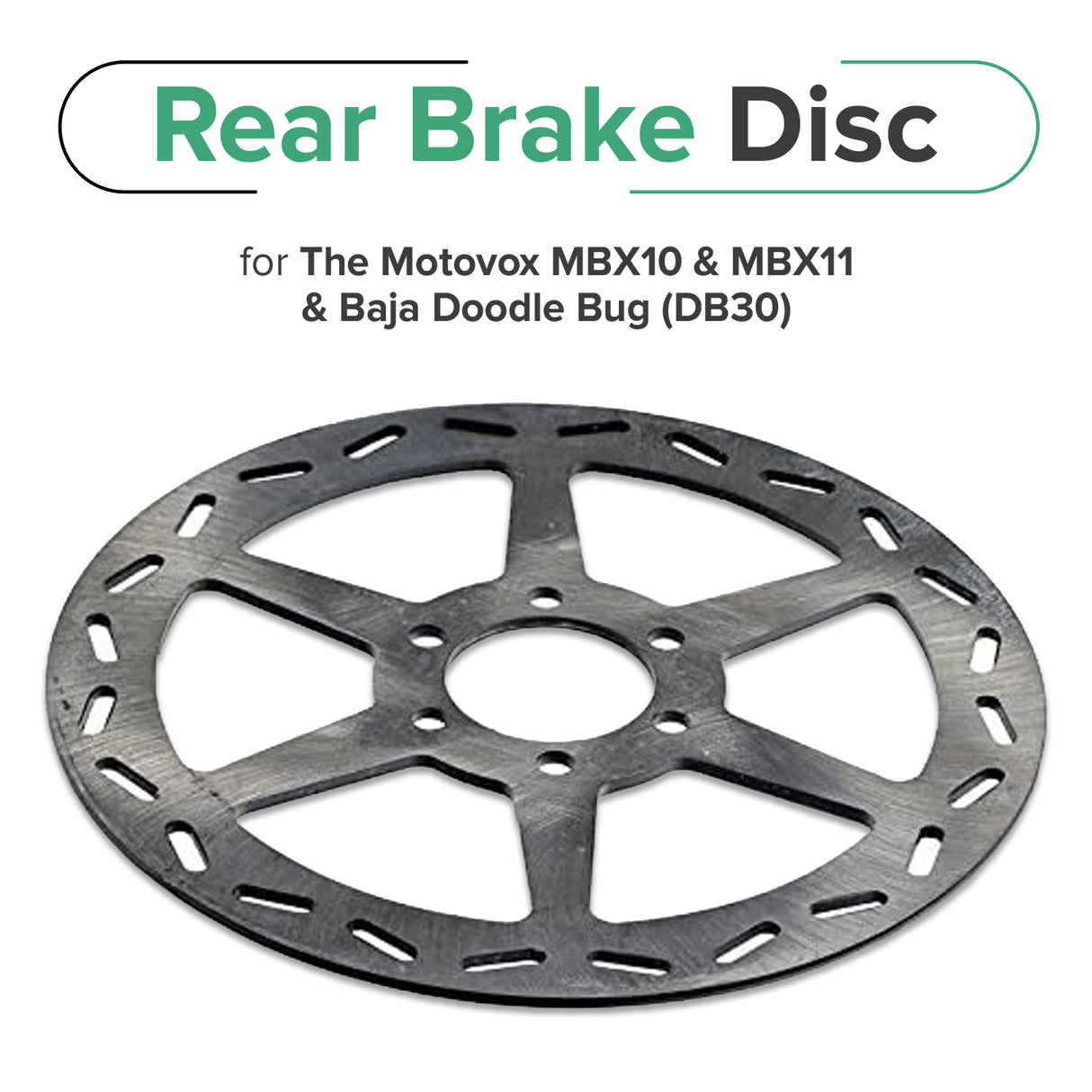 Rear Brake Disc for Motovox MBX10 and MBX11 Mini Bikes