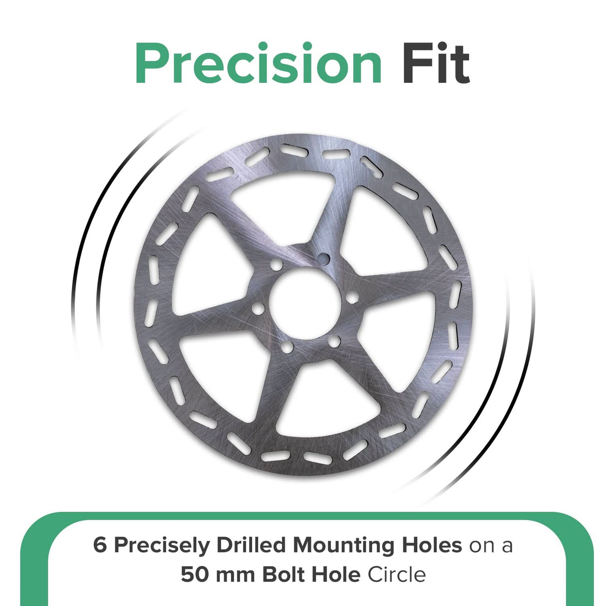 180 mm Brake Disc for the Monster Moto / Mega Moto MM-K80 80cc Go-Kart
