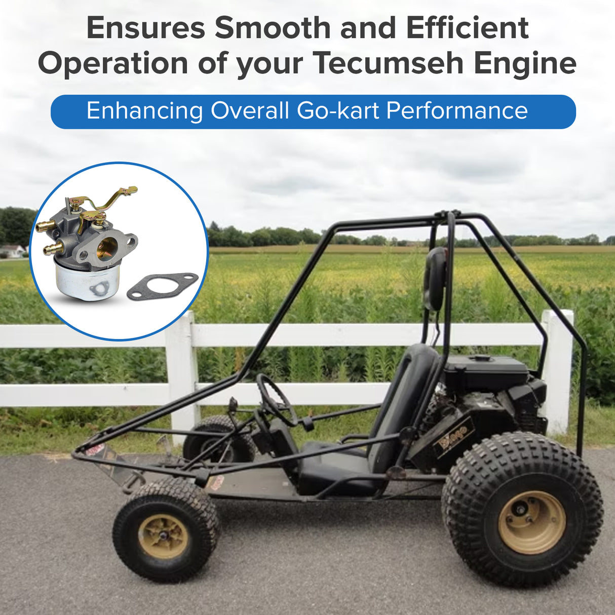 Carburetor 640305/640346 for Tecumseh Engines on Manco Dingo Go-Karts