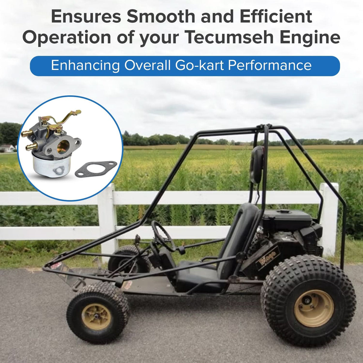 Carburetor 640305/640346 for Tecumseh Engines on Manco Dingo Go-Karts