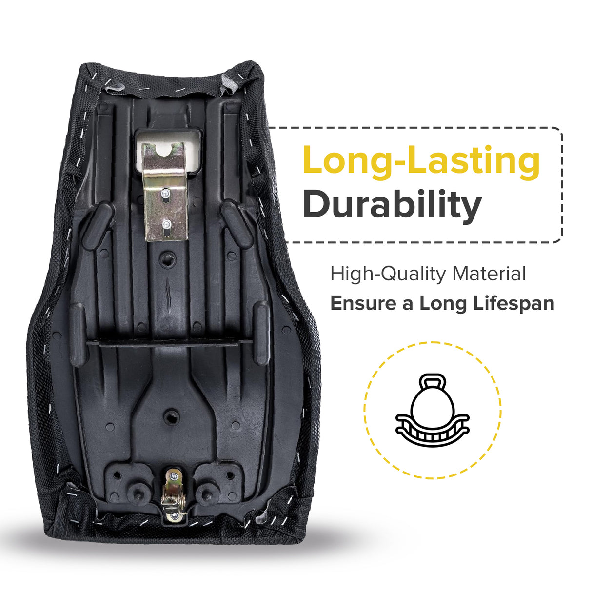 Black Vinyl Seat for 90cc - 125cc ATVs