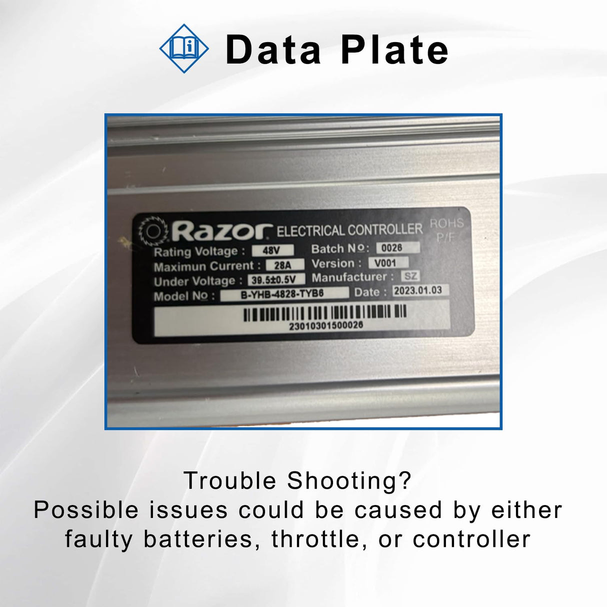 Control Module for the Razor EcoSmart Cargo