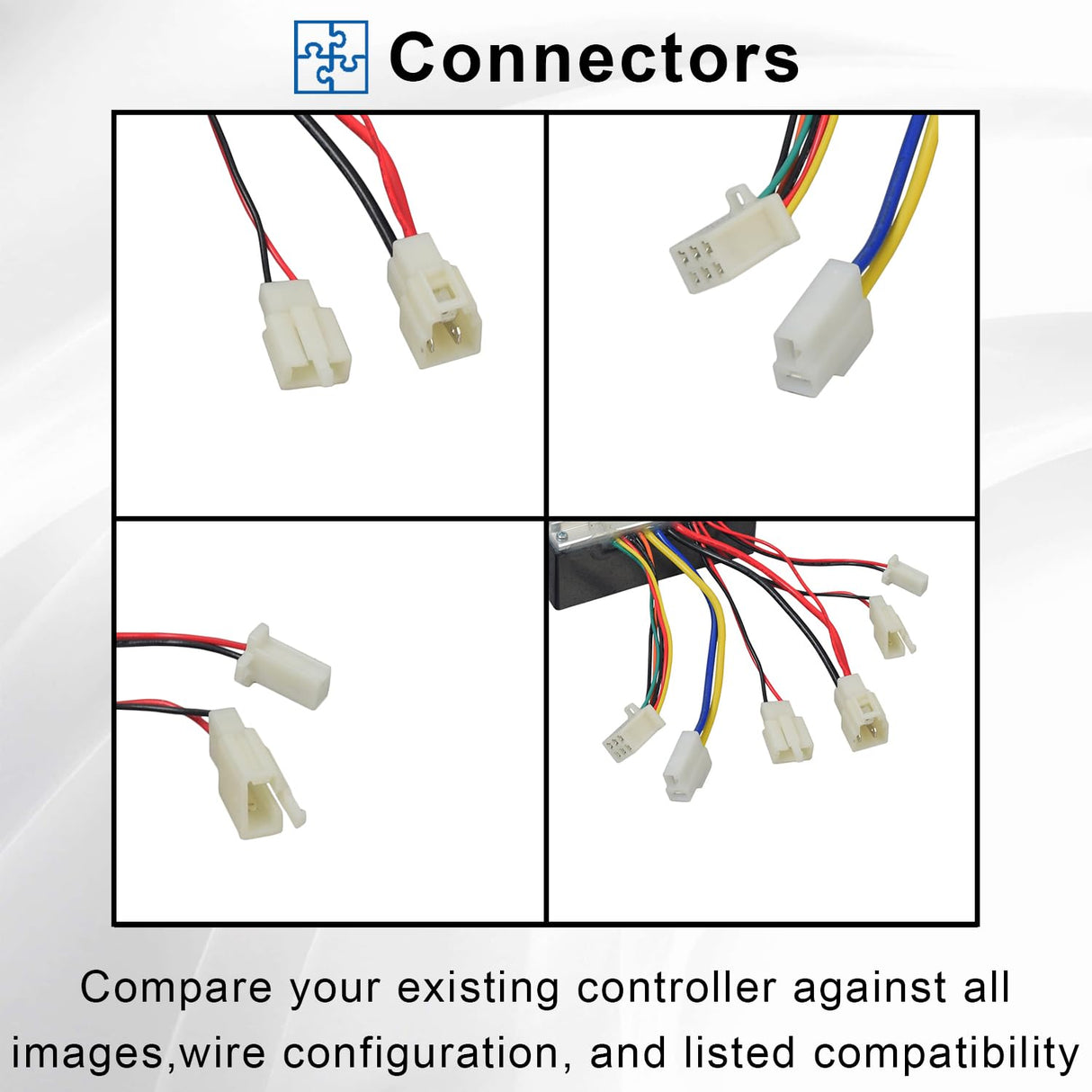 HB3650-TYD6-FS Control Module with 6-Wire Throttle Connector for the Razor MX500 (Versions 21+), MX650 (Versions 14+), RSF650, EcoSmart Metro (All Versions), & Pocket Mod Bellezza