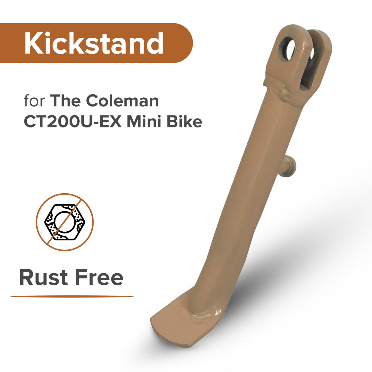 Kickstand for the Coleman CT200U-EX Mini Bike