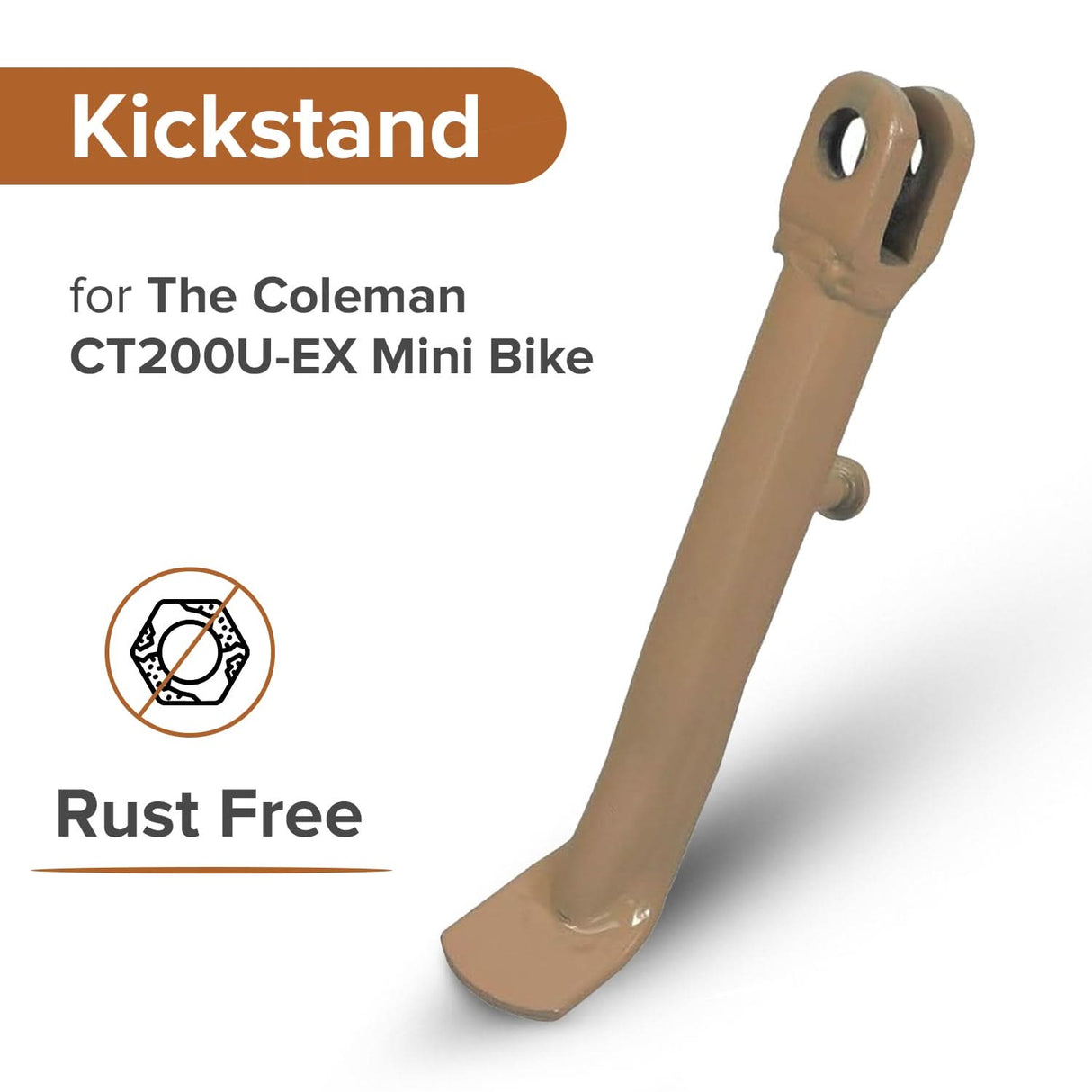 Kickstand for the Coleman CT200U-EX Mini Bike