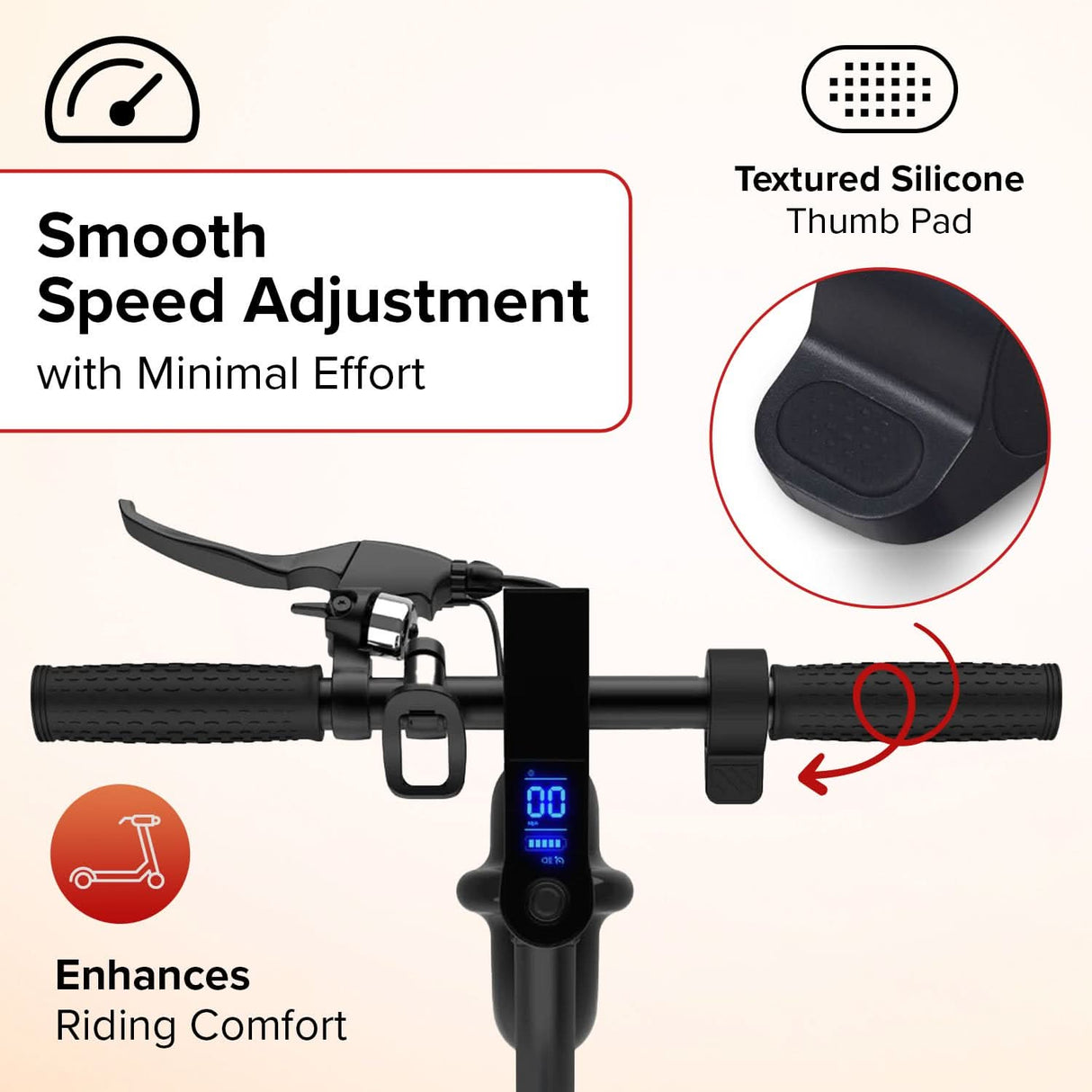 Thumb Throttle for the iScooter i9 Electric Scooter