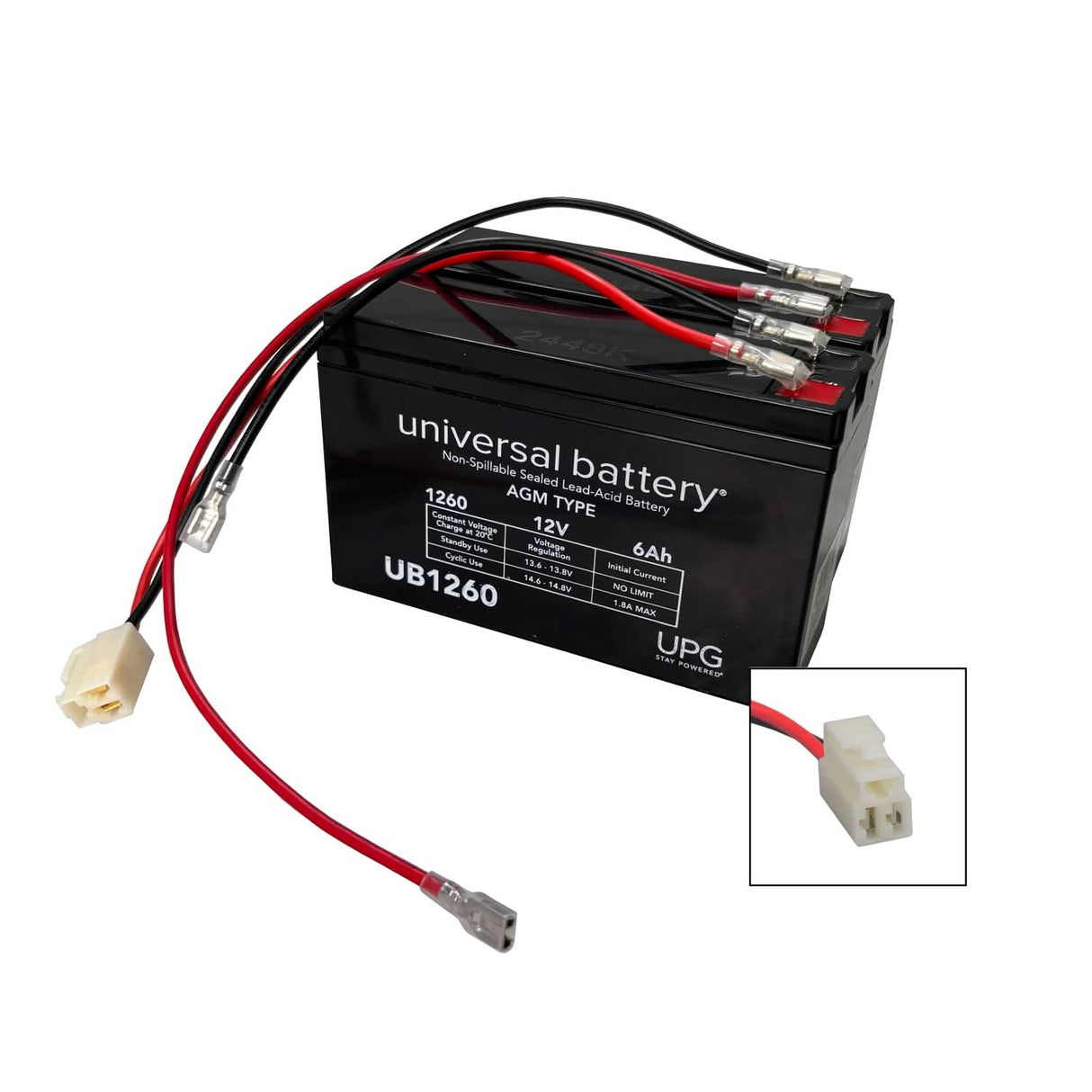 6 Ah 24 Volt Battery Pack for the Razor Power Core E100 (V1+)