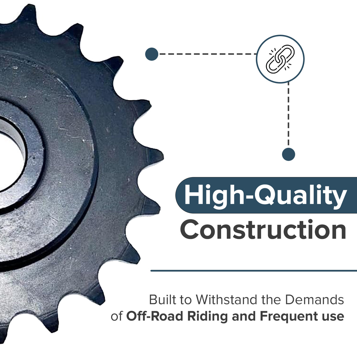 420 Chain 20 Tooth Sprocket for the Baja Mini Bike MB165 & MB200 (Baja Heat, Mini Baja, Baja Warrior)