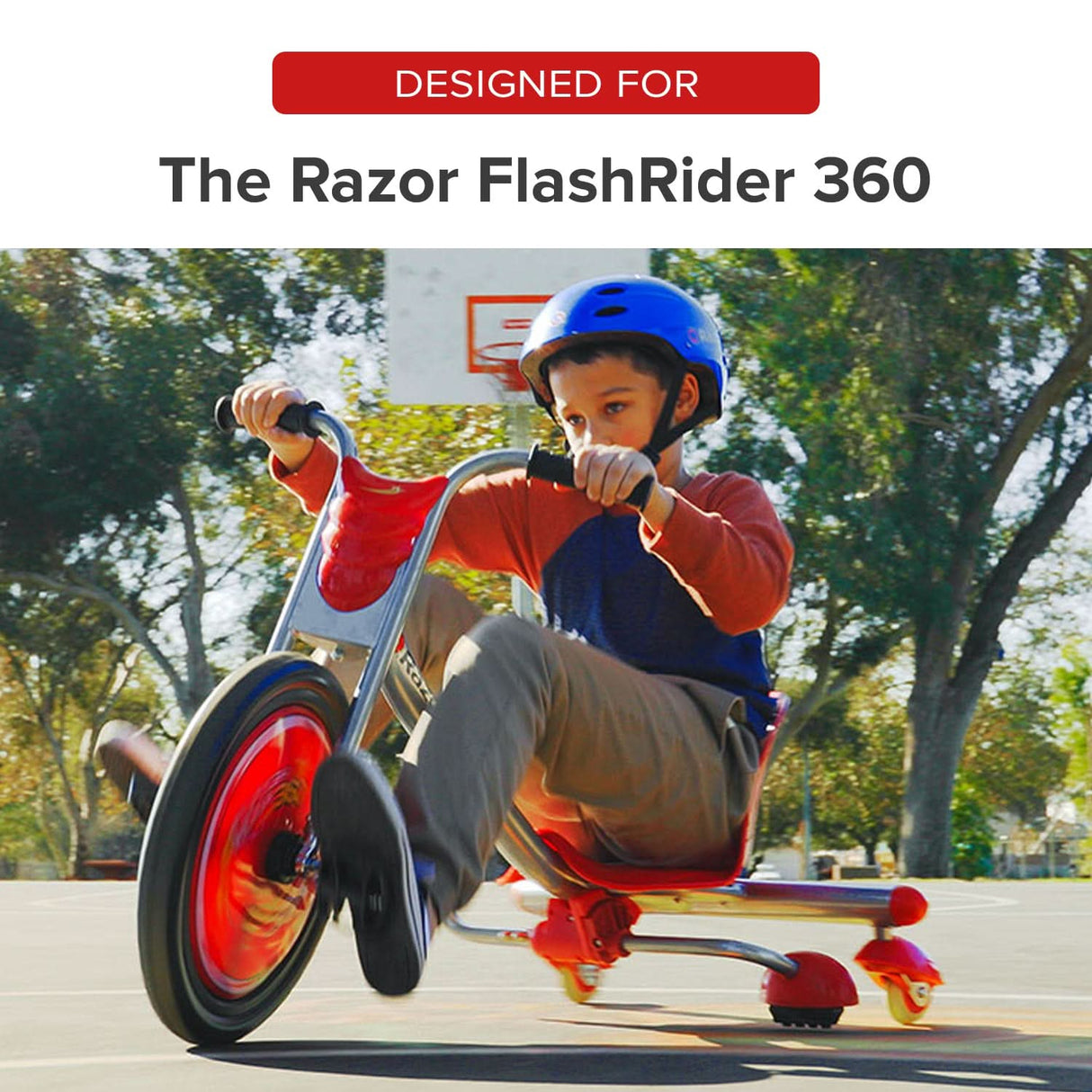 Front Wheel with Pedals for the Razor FlashRider 360