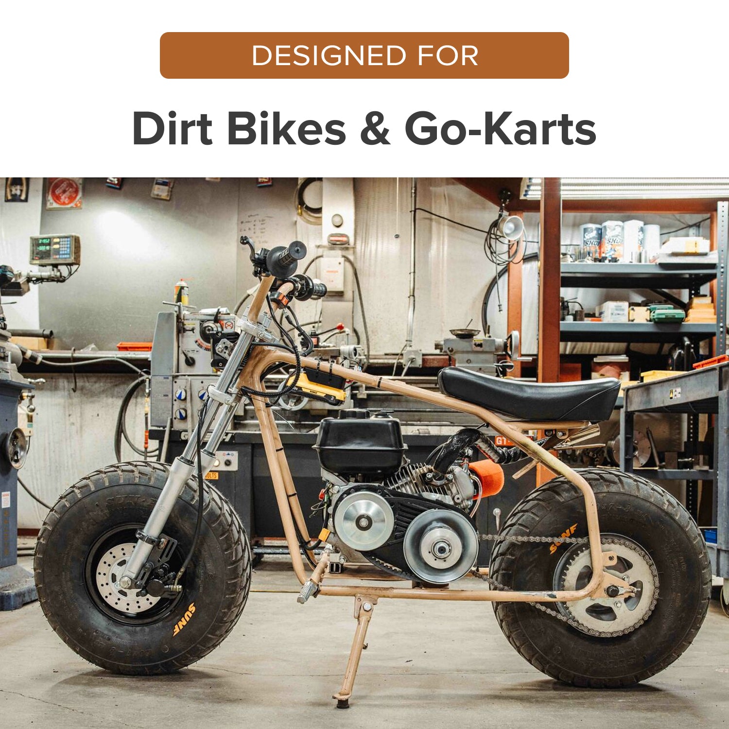 Kickstand for the Coleman CT200U-EX Mini Bike