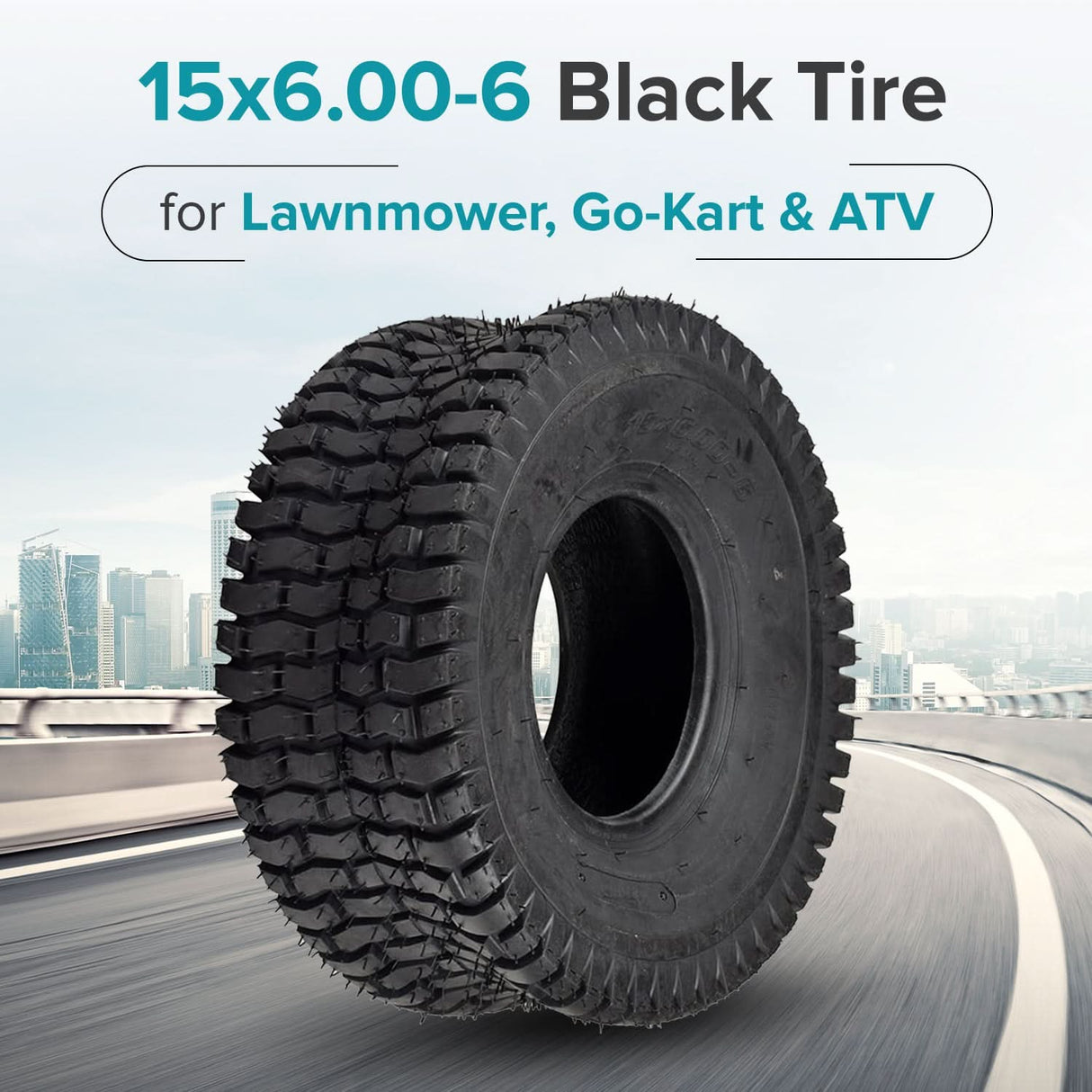 15x6.00-6 Tire for Murray Go-Karts