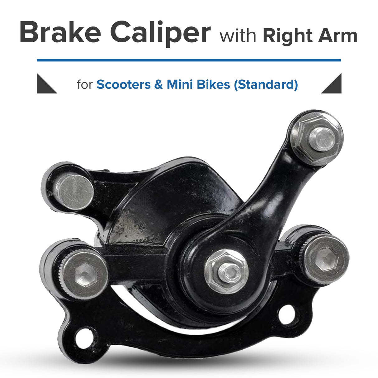 Gas Scooter Parts: Brake Caliper Assembly with Right Arm