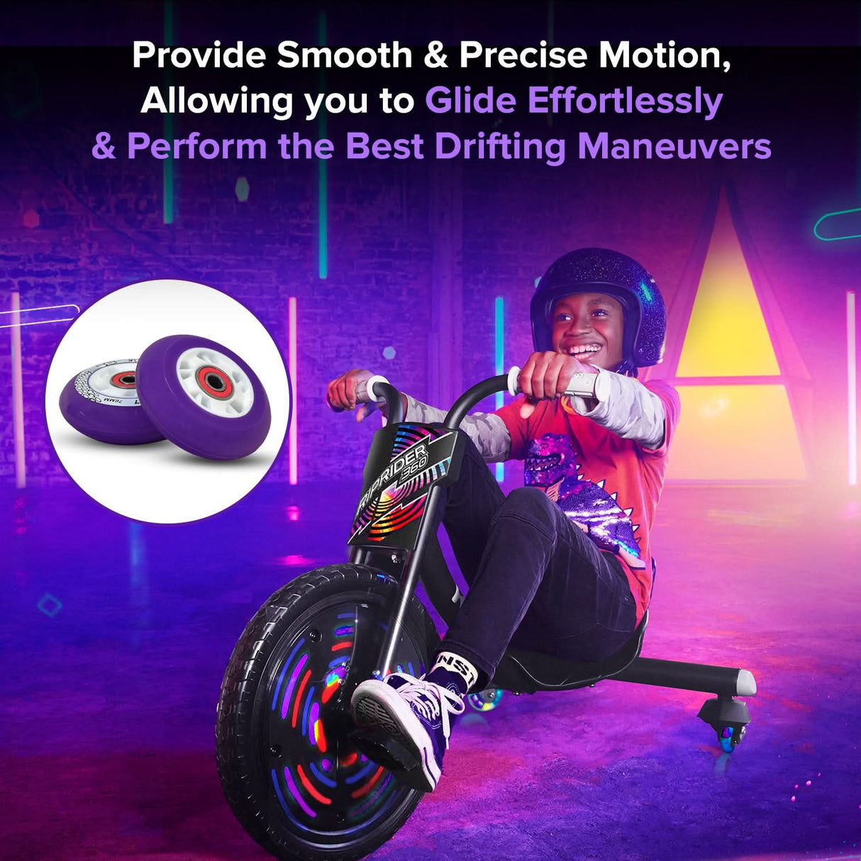 76 mm Wheels for the Razor FlashRider 360 and RipRider 360 (Set of 2)