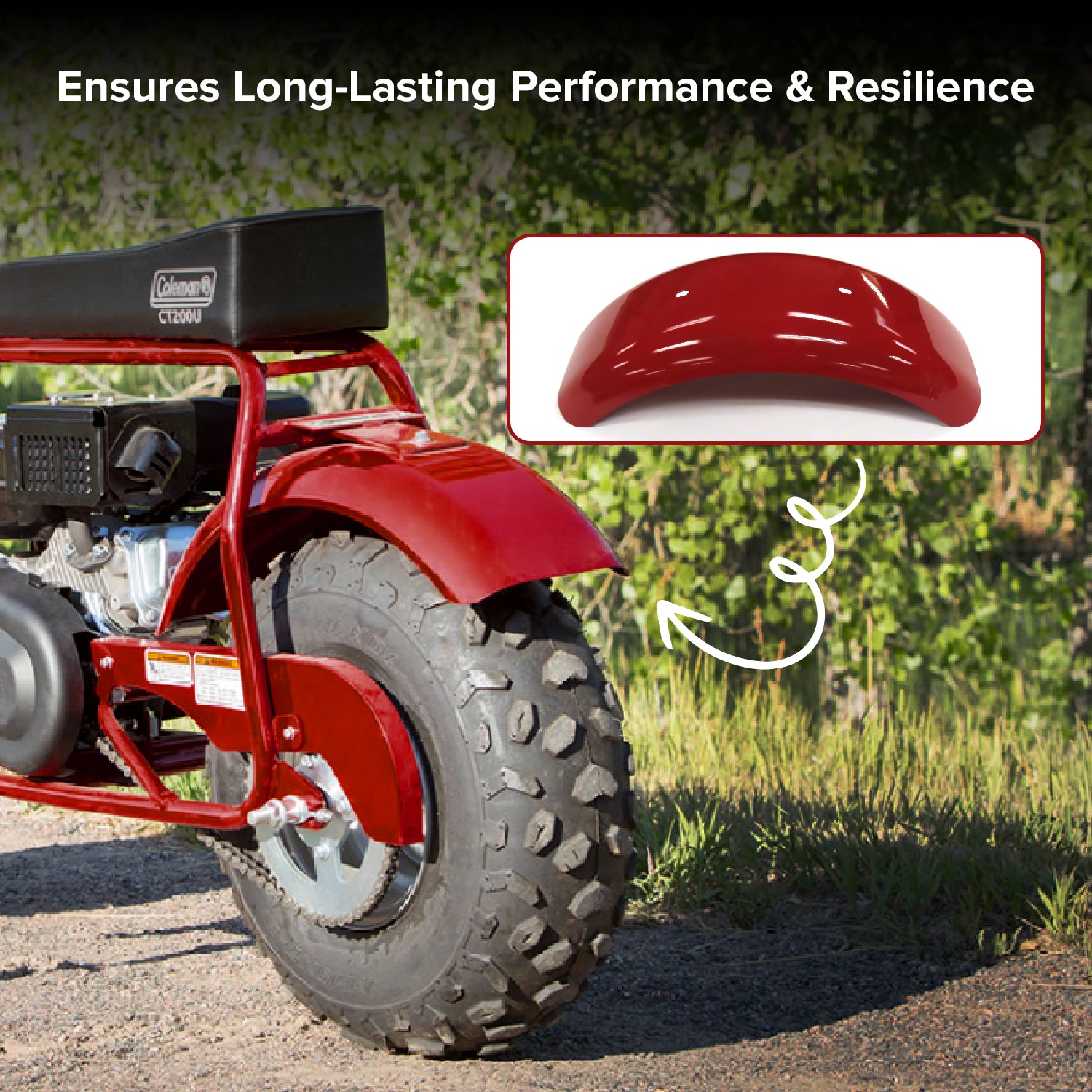 Fender for the Coleman CT200U Trail