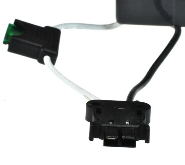Close-up of the Power Wheels Battery - 6 Volt H Connector (Premium), featuring the detailed plug and cable end designed for older H connector models.