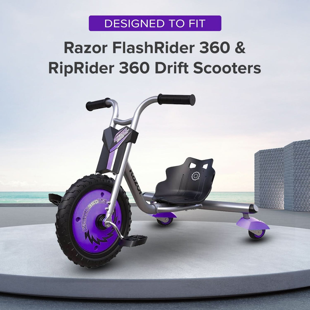 76 mm Scooter Wheels with Bearings (Set of 2)