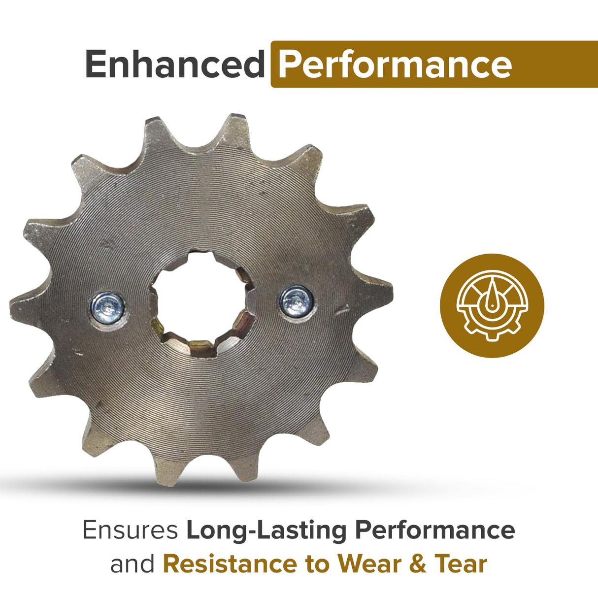 #420 Chain - 14 Tooth Front Sprocket for 50cc, 70cc, 90c, 110cc, & 125cc Pit Dirt Bikes & ATVs with 17 mm Shaft