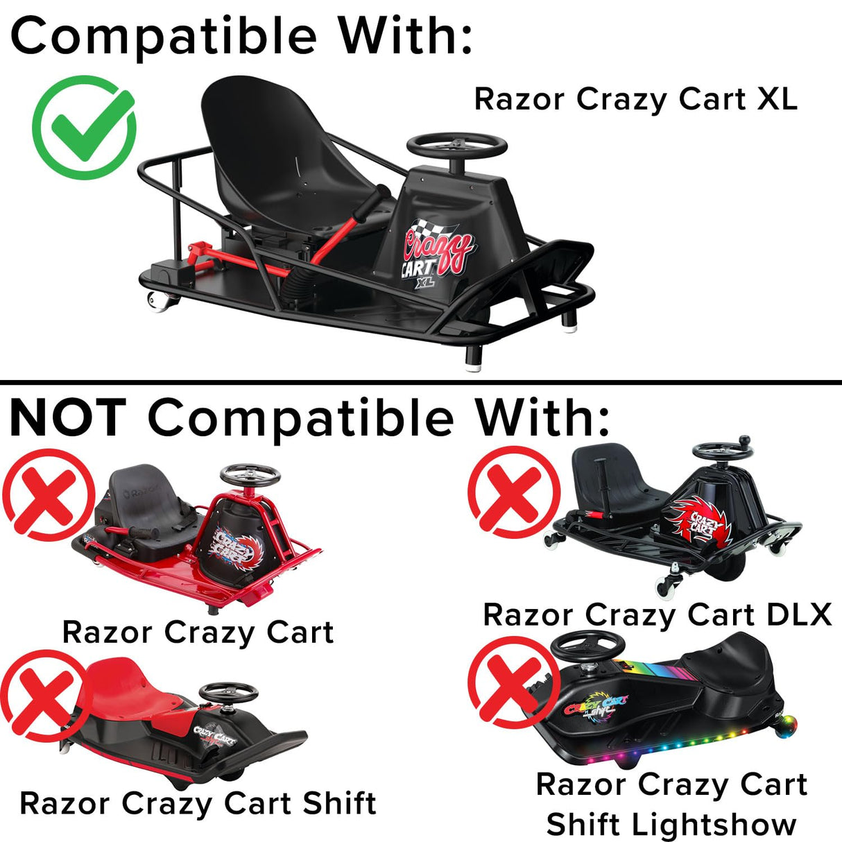 36 Volt Battery Pack for the Razor Crazy Cart XL