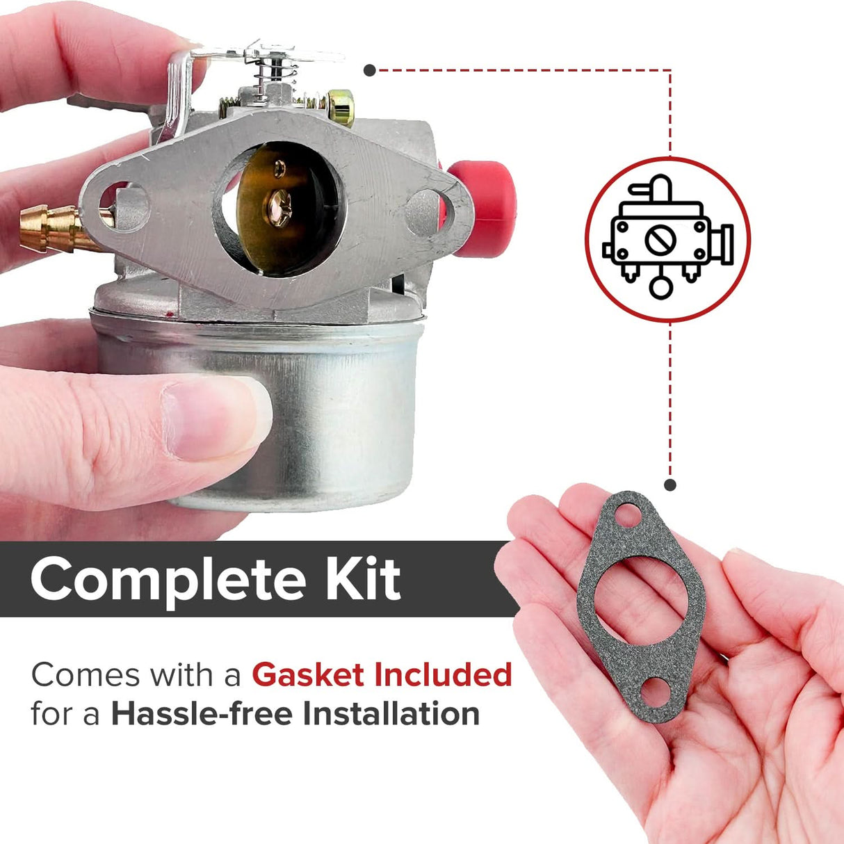 Carburetor 640025A for Tecumseh OHH55, OHH60, and OHH65 Engines