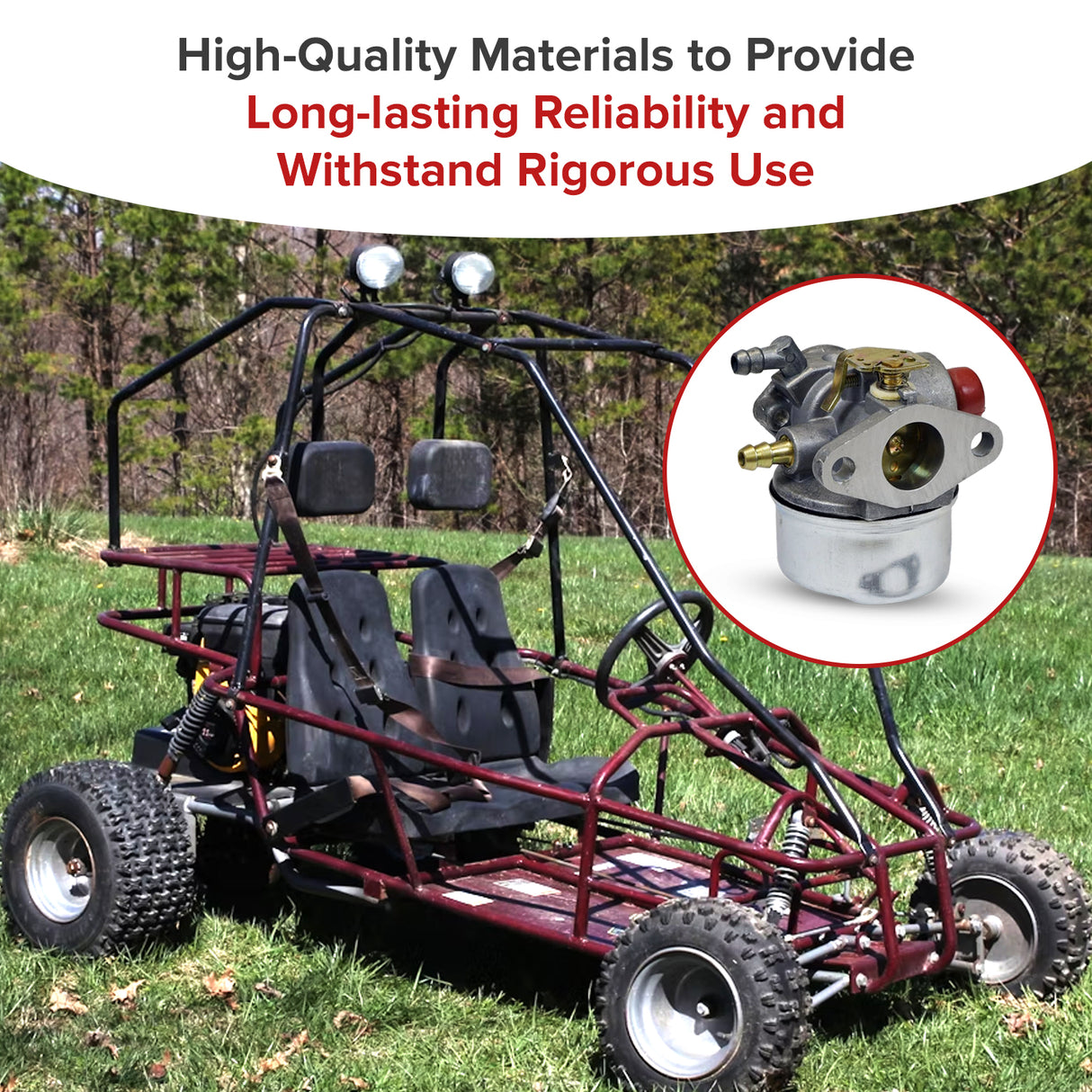 Carburetor 640025A for Tecumseh OHH55, OHH60, and OHH65 Engines