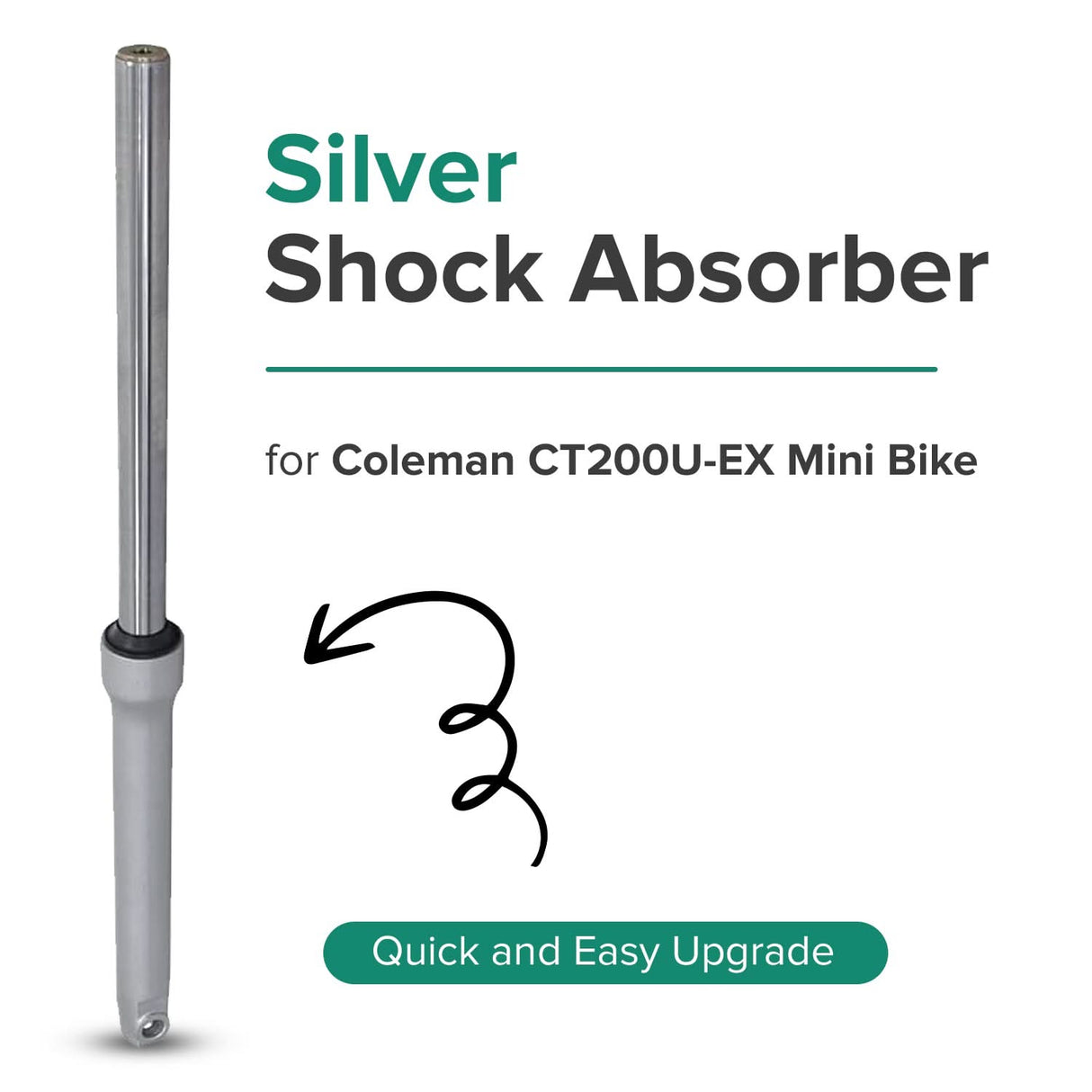 Shock Absorber for the Coleman CT200U-EX Mini Bike