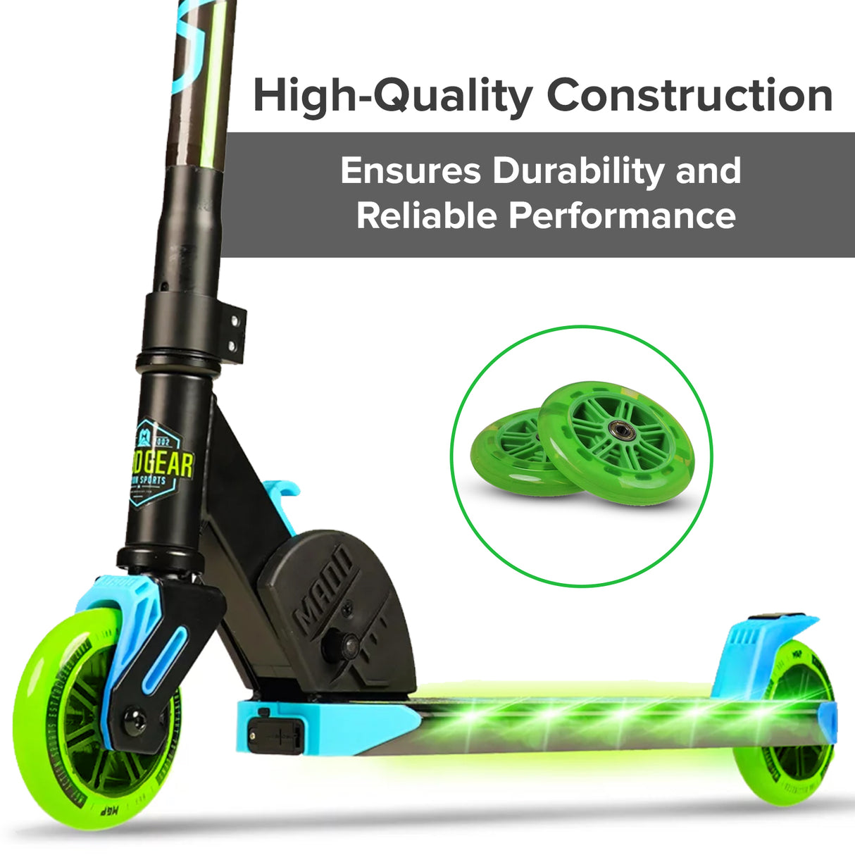 125 mm Front Wheels for the Micro Mini & Micro Maxi Kick Scooter (Set of 2)