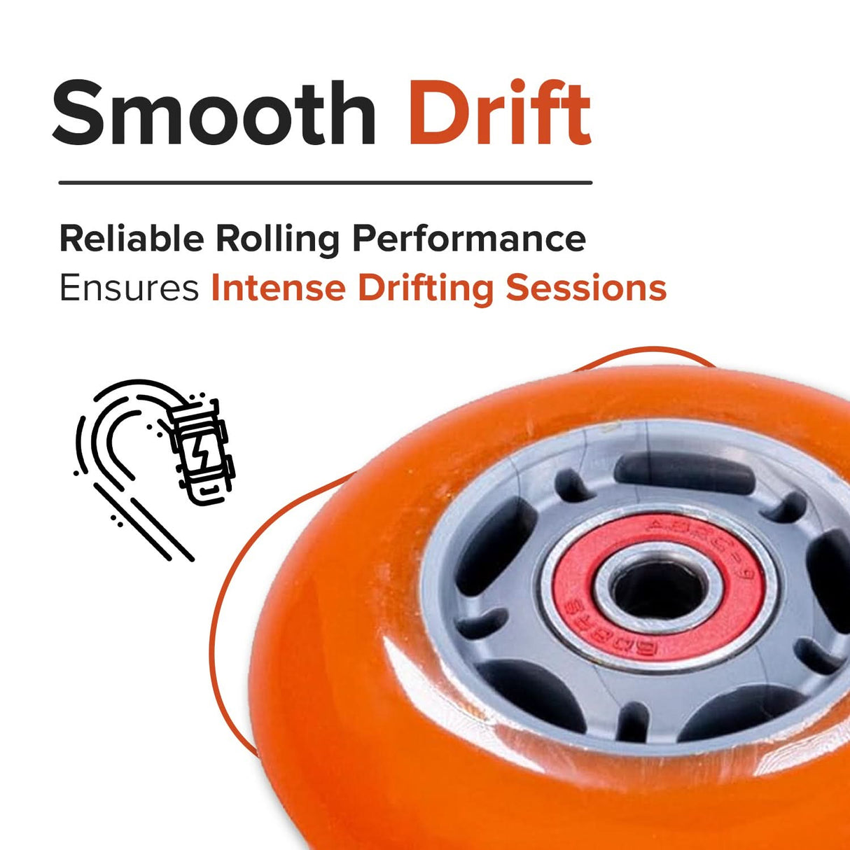 76 mm Wheels for the Razor FlashRider 360 and RipRider 360 (Set of 2)