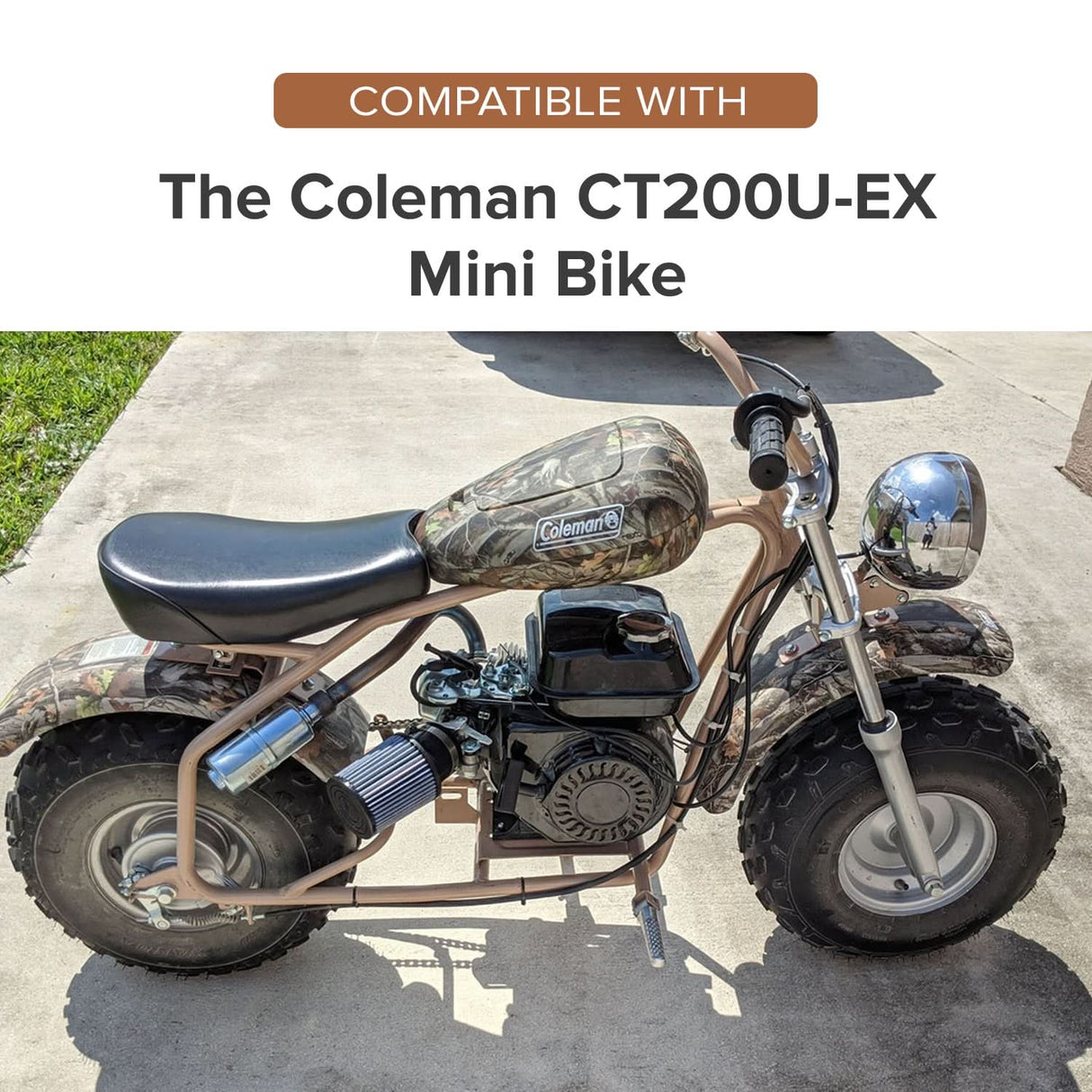 Headlight & Fender Bracket for the Coleman CT200U-EX Mini Bike