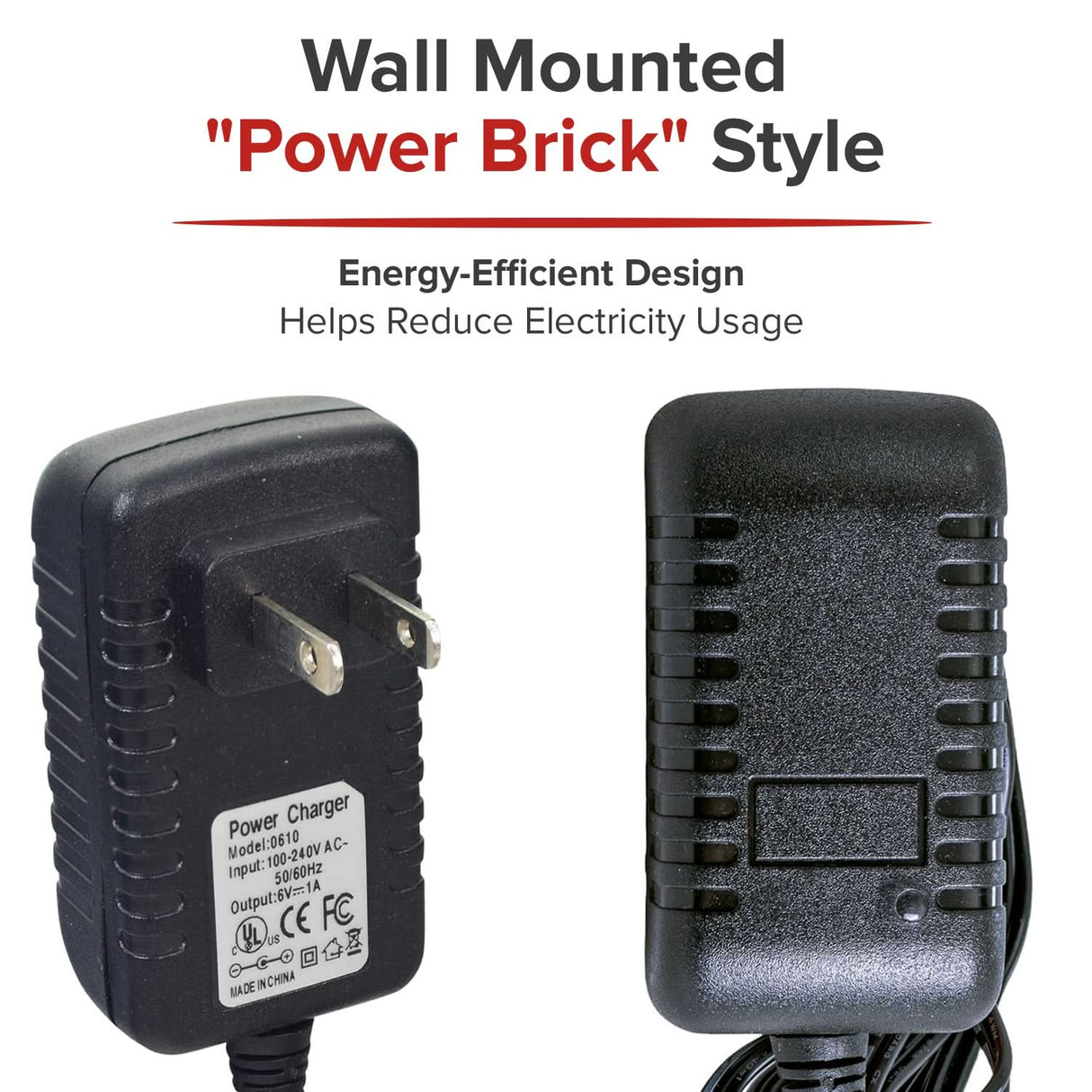 6 Volt Battery Charger for Kid Trax Ride-On Toys