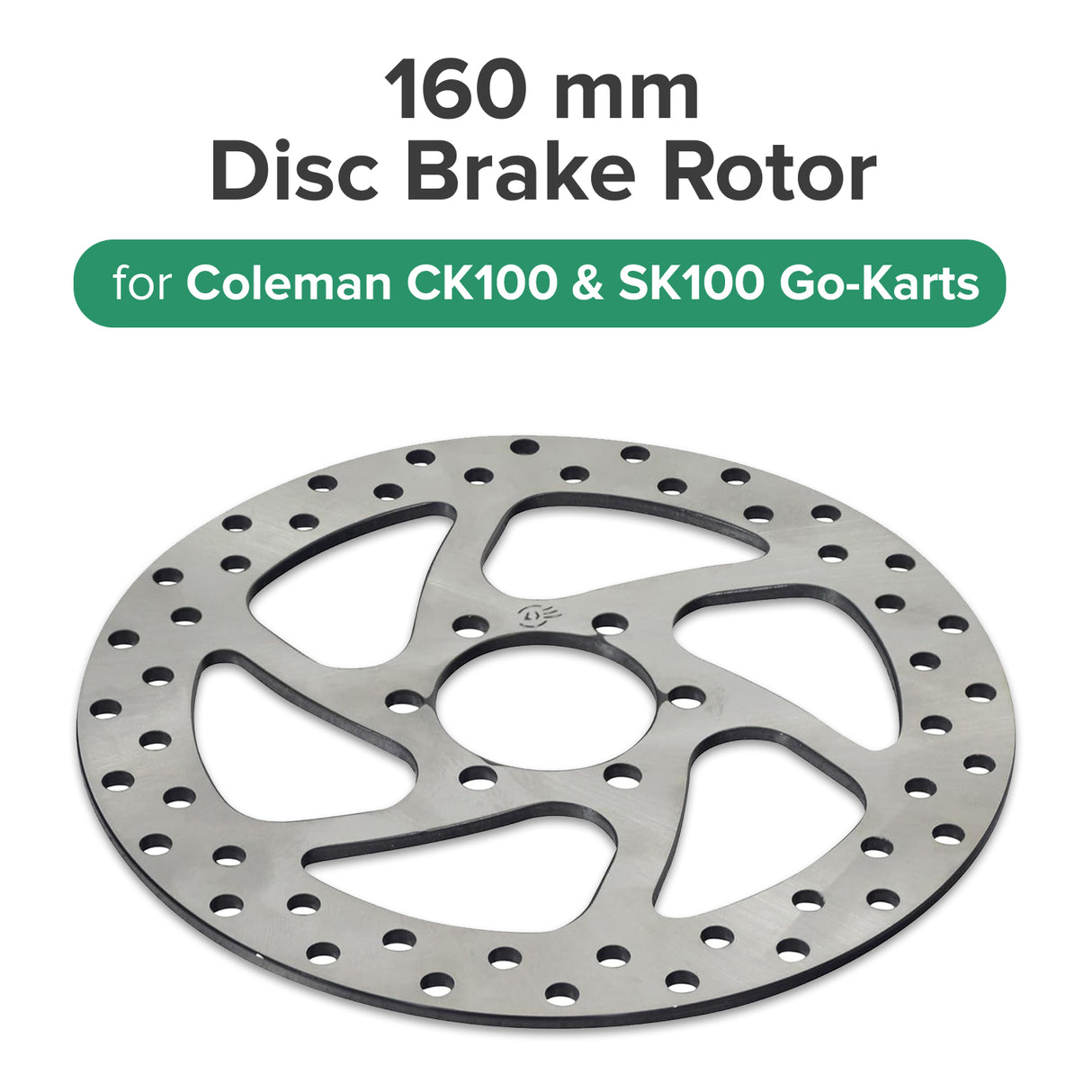 160 mm Disc Brake Rotor for Coleman CK100 & SK100 Go-Karts