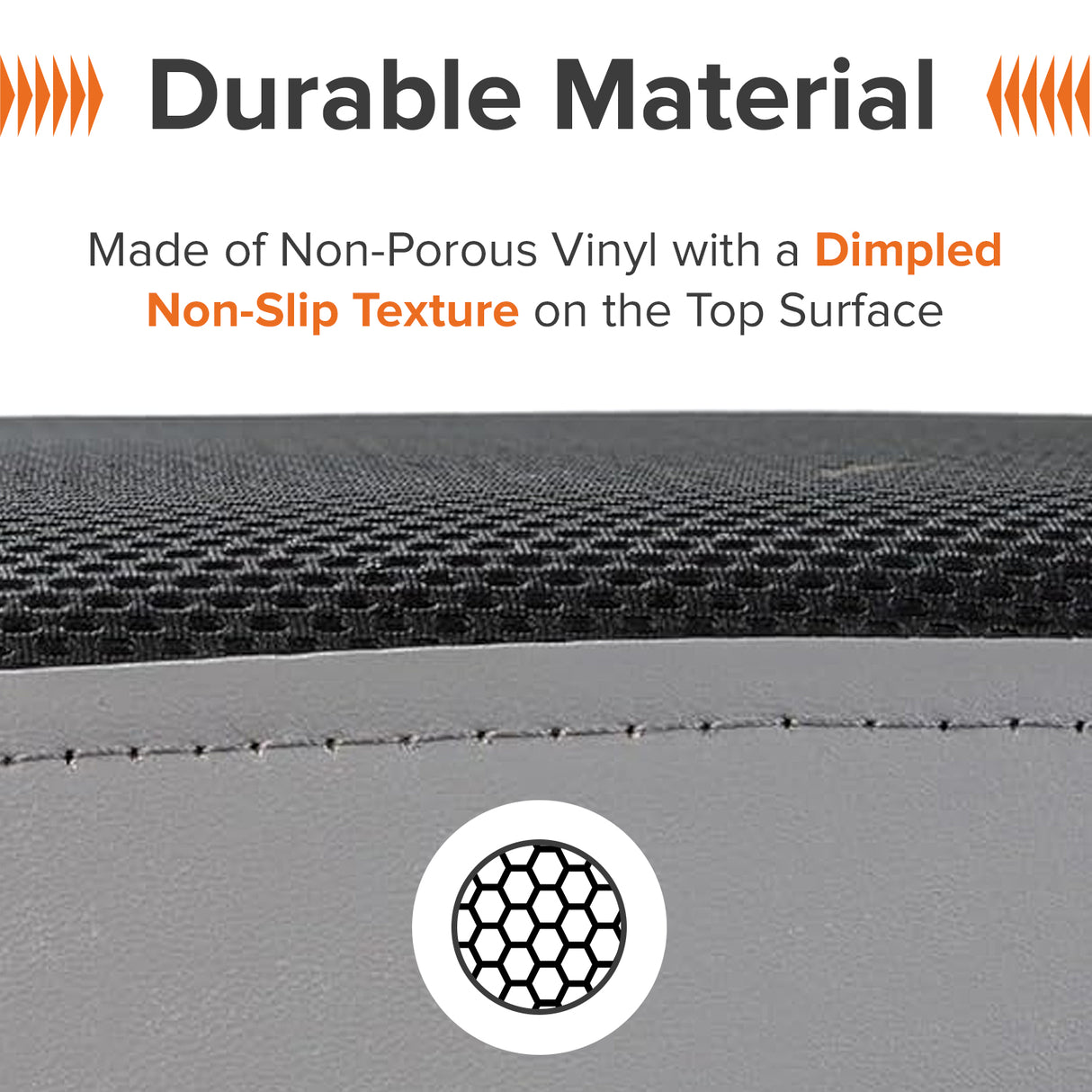 Black & Gray Vinyl Seat for 90cc - 150cc ATVs