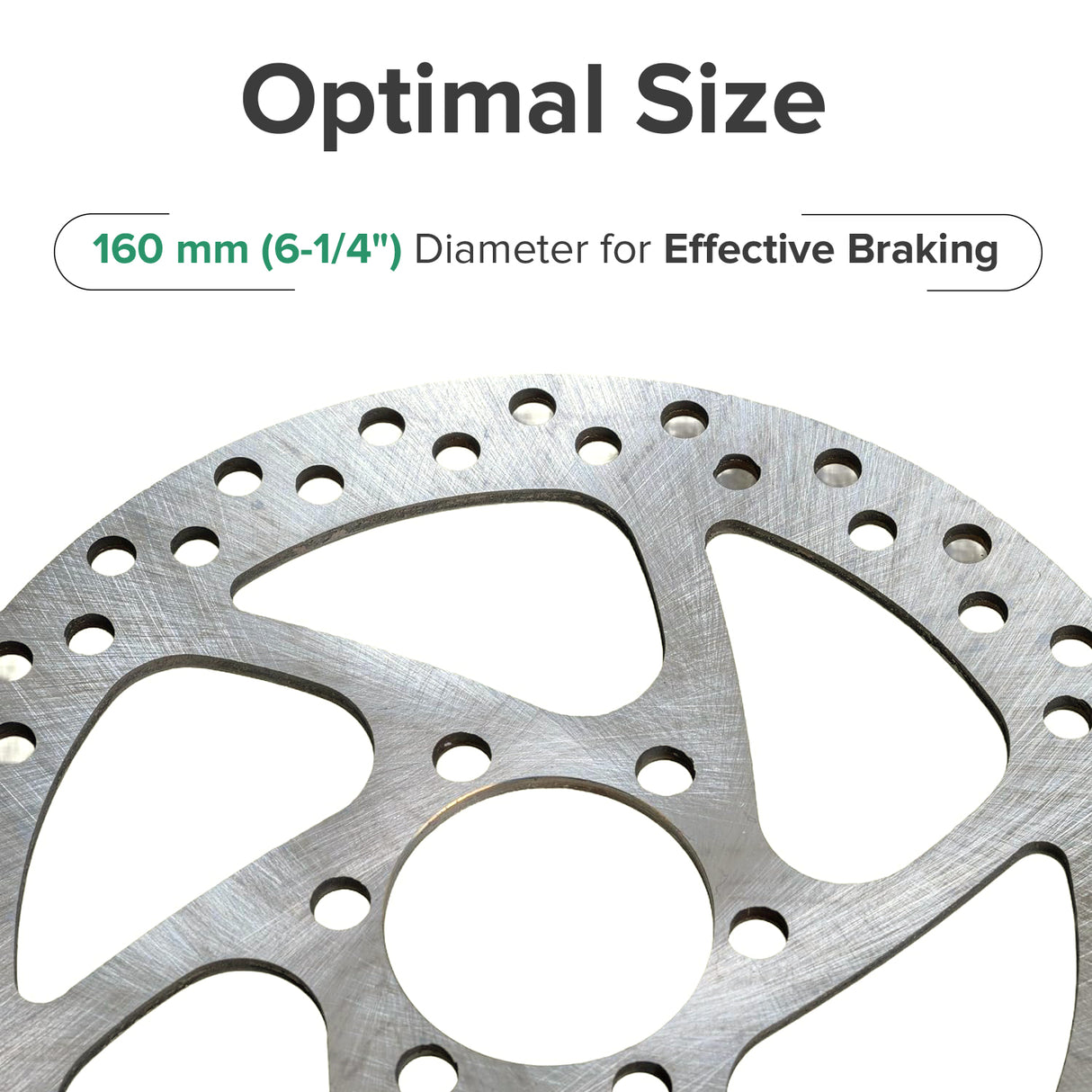 160 mm Disc Brake Rotor for Coleman CK100 & SK100 Go-Karts