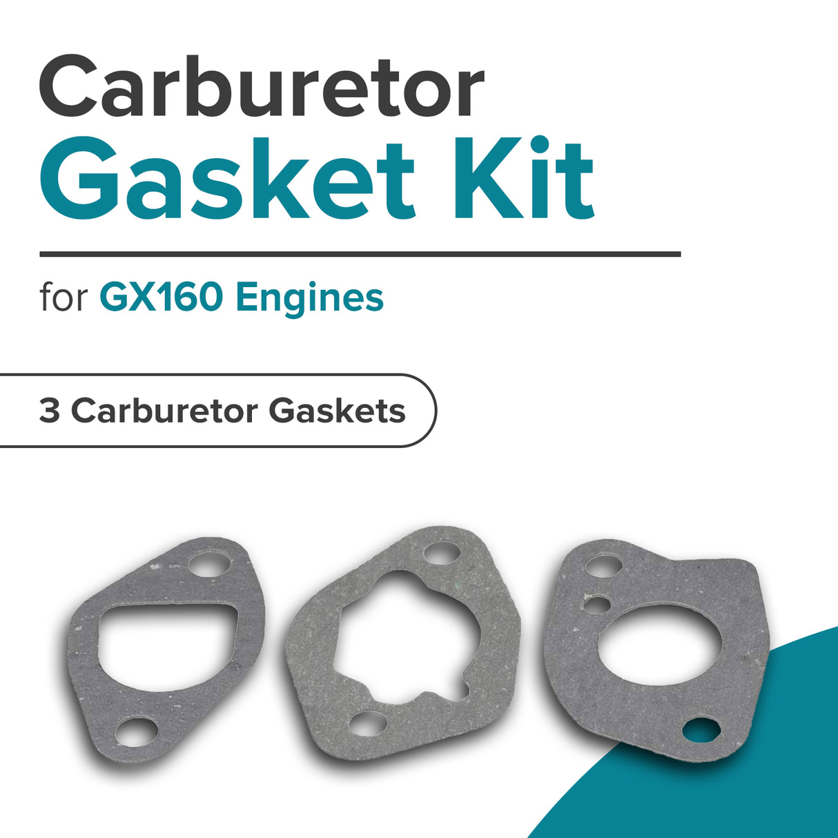 Carburetor Gasket Kit for Honda GX160 Engines