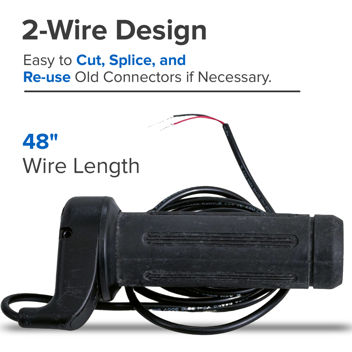 24 Volt 2-Wire Hand Throttle