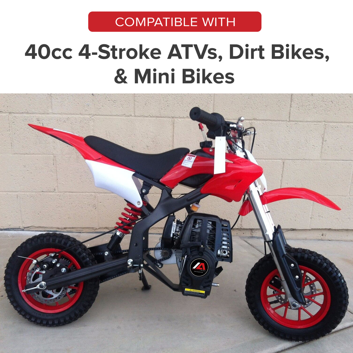Pull Start for 40cc 4-Stroke ATVs, Dirt Bikes, & Mini Bikes