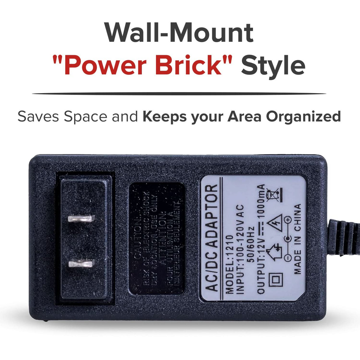 12 Volt 1.0 Amp Square End Battery Charger for Rollplay Nighthawk & ATV Quad Ride-On Toys