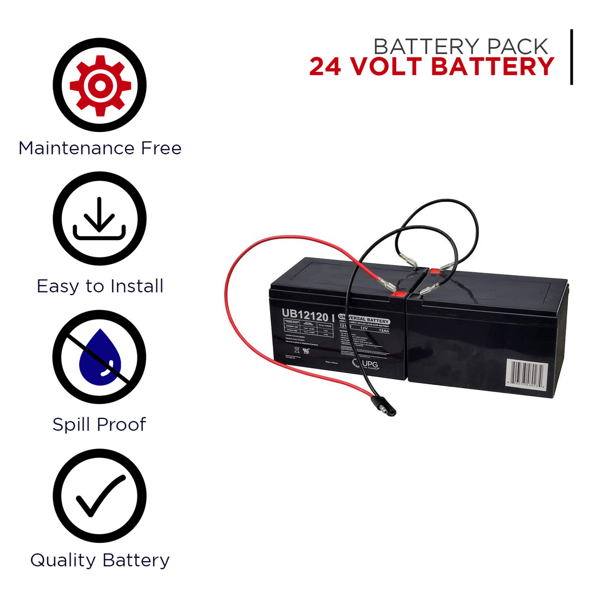 Mongoose, eZip, & IZIP e-Bike 24 Volt 12 Ah Plug & Play Battery Pack