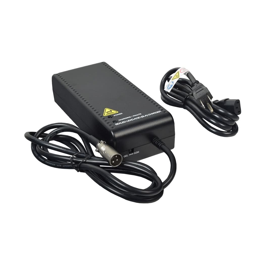 24 Volt 8.0 Amp XLR Battery Charger for Pride Wrangler Series Mobility Scooters