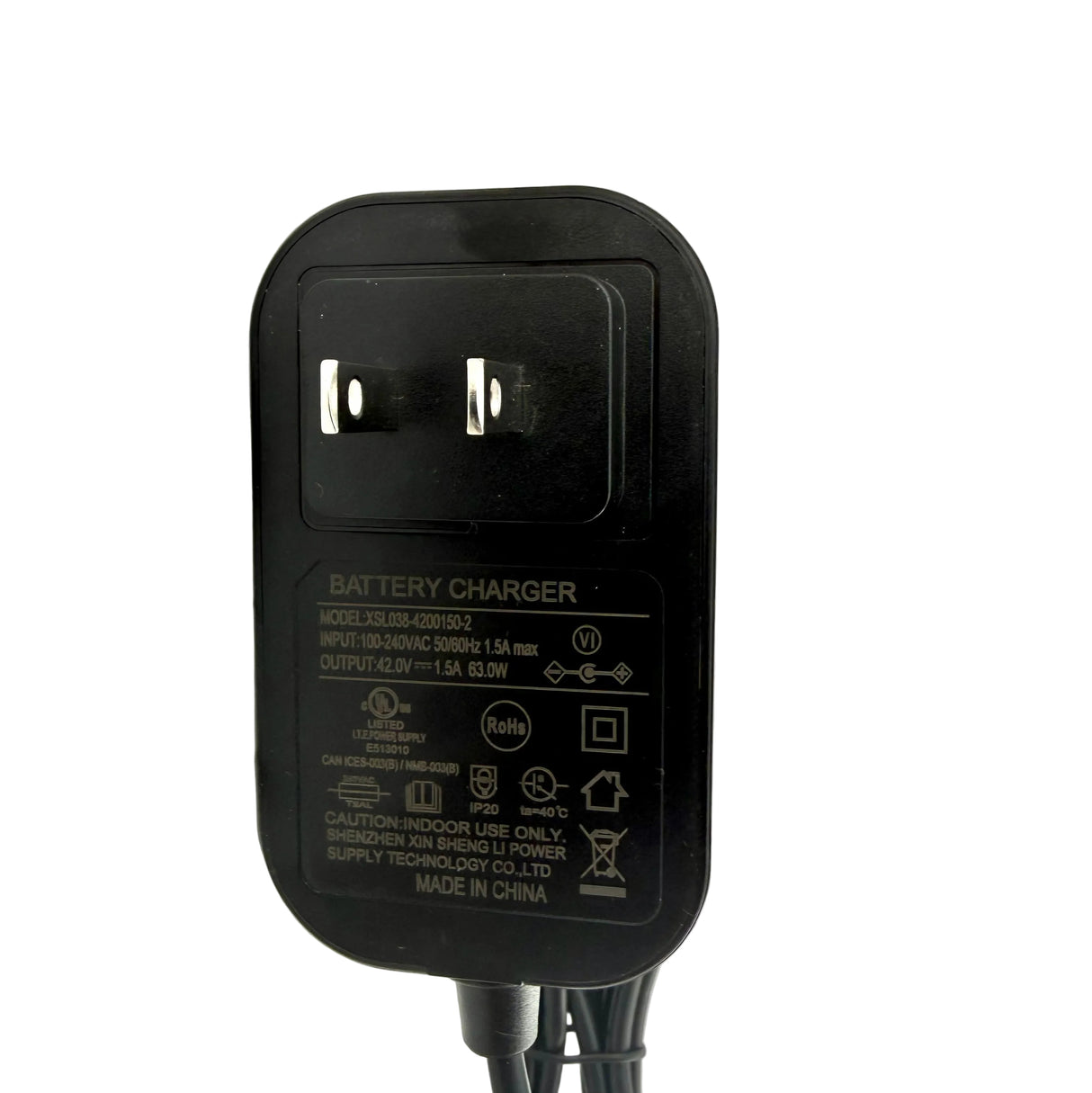 42 Volt 1.5 Amp Li-Ion Battery Charger for the Volpam Q1 Electric Scooter (Original)