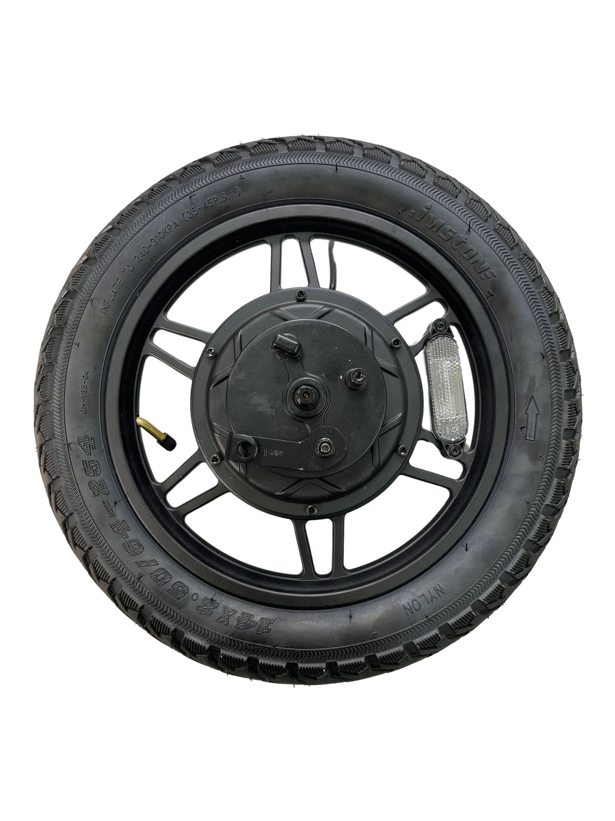 36 Volt 350 Watt Rear Wheel with Hub Motor & Brake Assembly for the GOTRAX Astro Electric Scooter